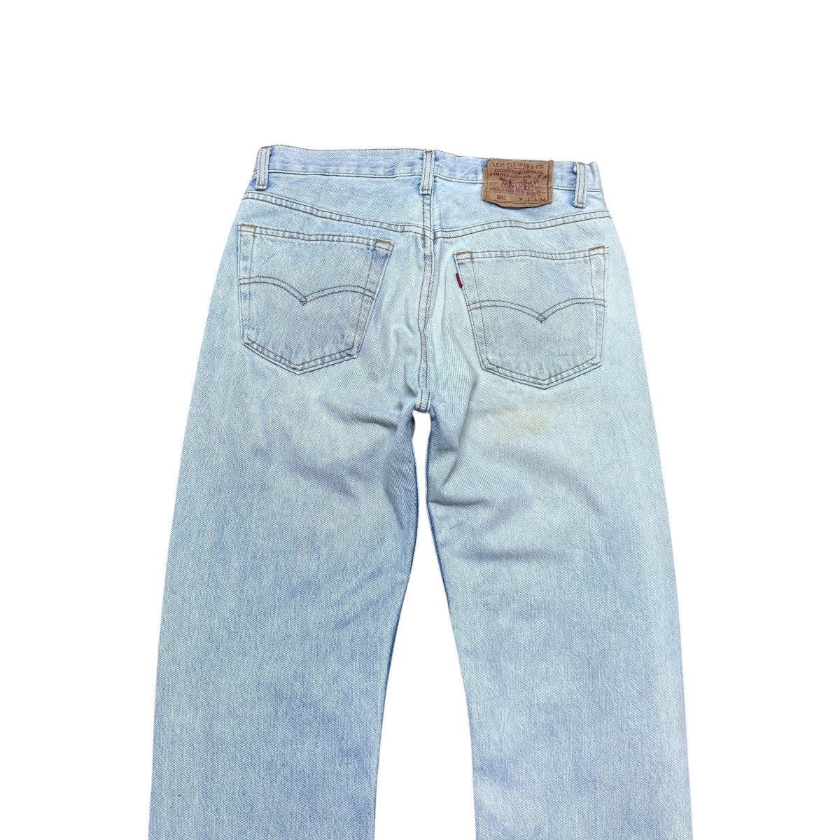 Levi's Vintage Levis 501 Faded Blue Jeans Size US 31 - 9 Thumbnail