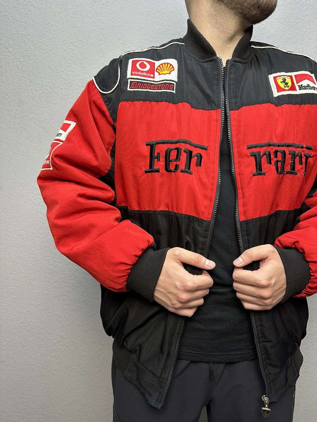 Ferrari × Formula 1 × Vintage Vintage Ferrari Marlboro Jacket Schumacher Embroidered Logo Size US L / EU 52-54 / 3 - 6 Thumbnail