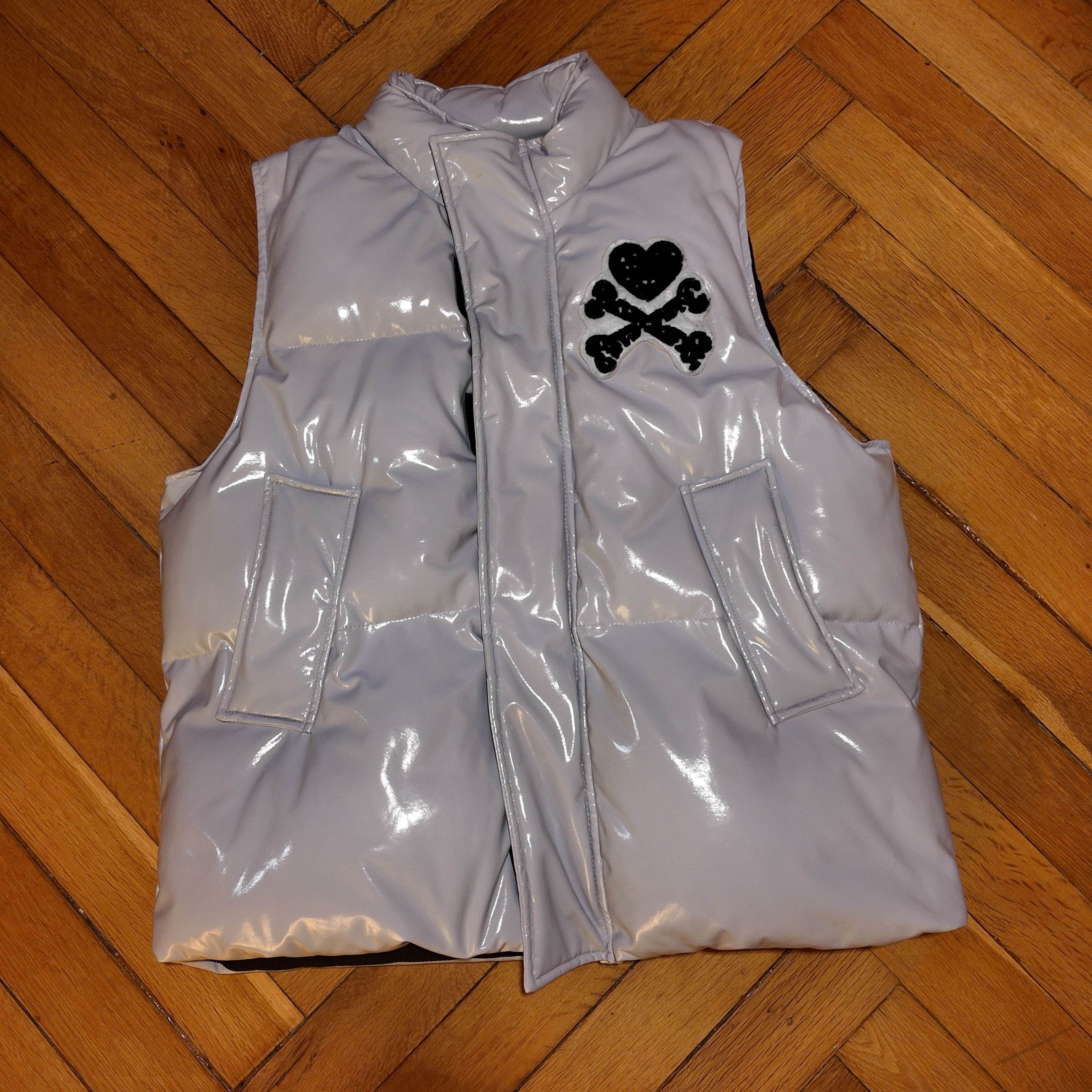 Racer Worldwide Racer Worldwide Glossy Patent Puffer Vest L Size US L / EU 52-54 / 3 - 1 Thumbnail