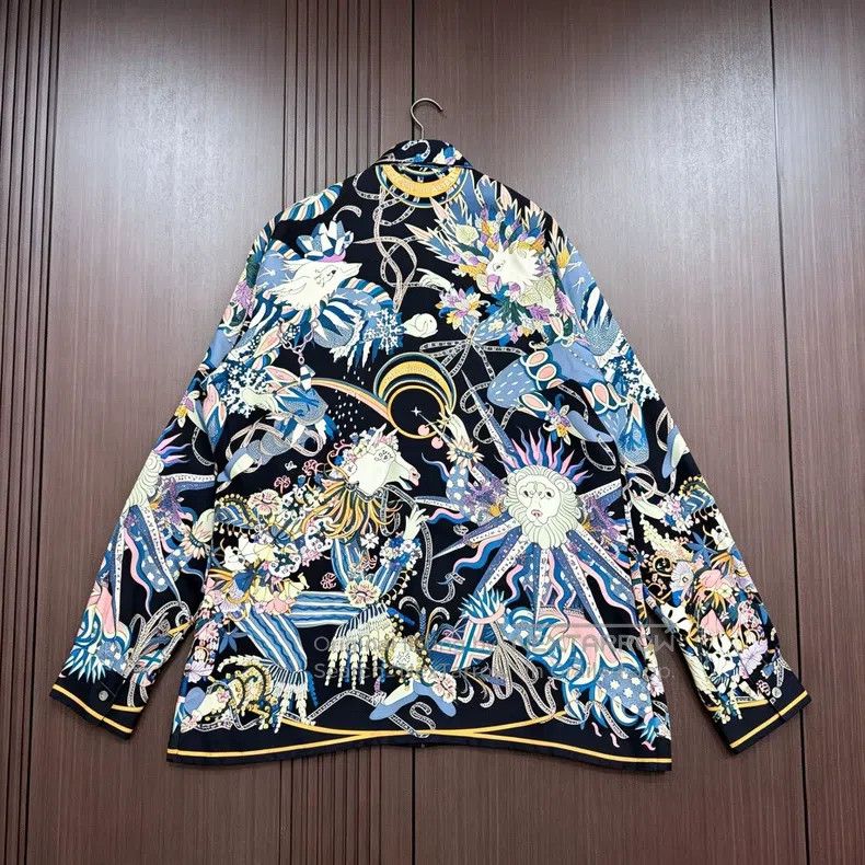 Hermes Hermes size 43 Silk shirt Size US S / EU 44-46 / 1 - 2 Thumbnail