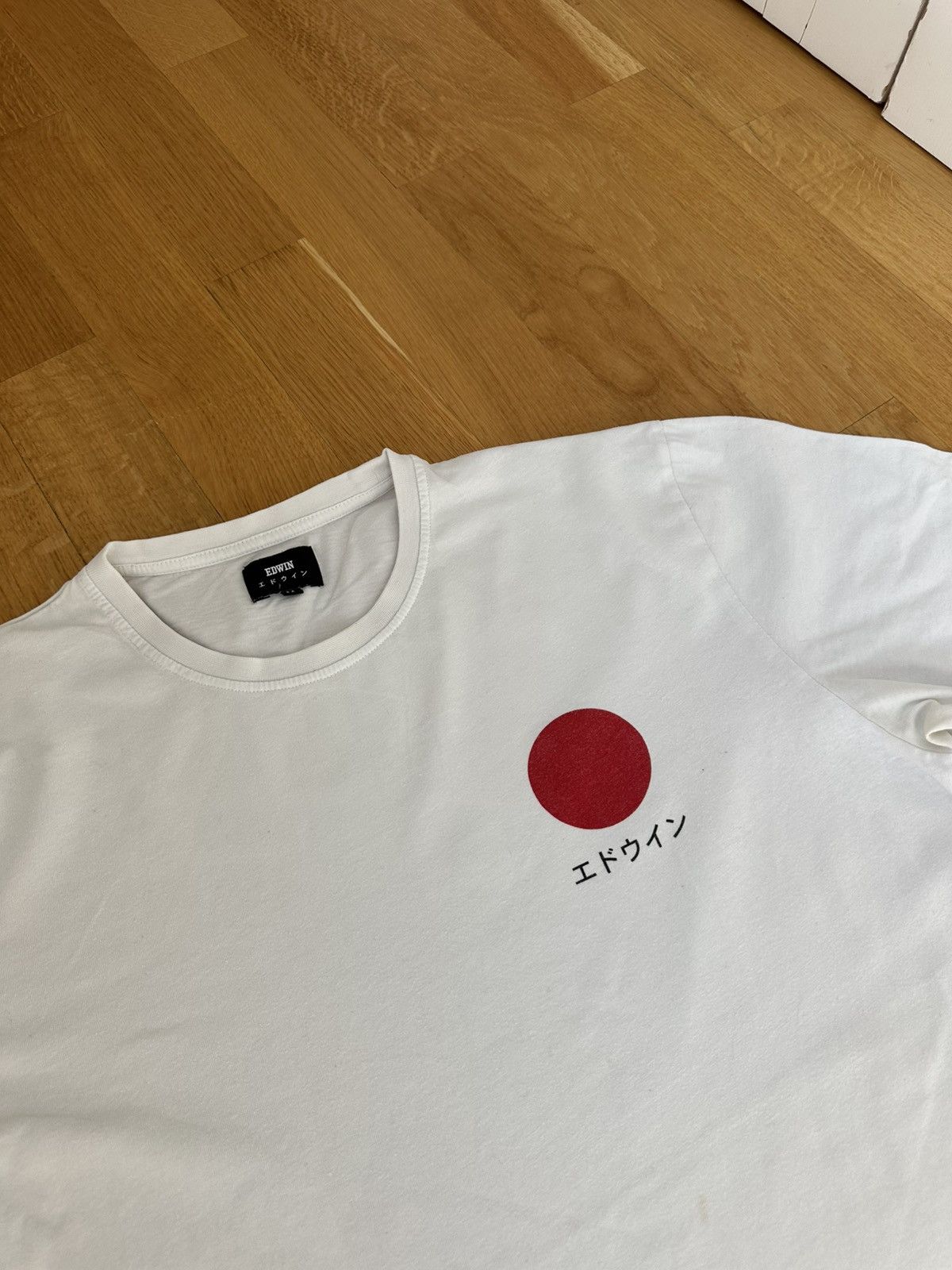 Edwin Men’s Edwin Japanese Sun Set T-shirt M Size White Size US M / EU 48-50 / 2 - 6 Thumbnail