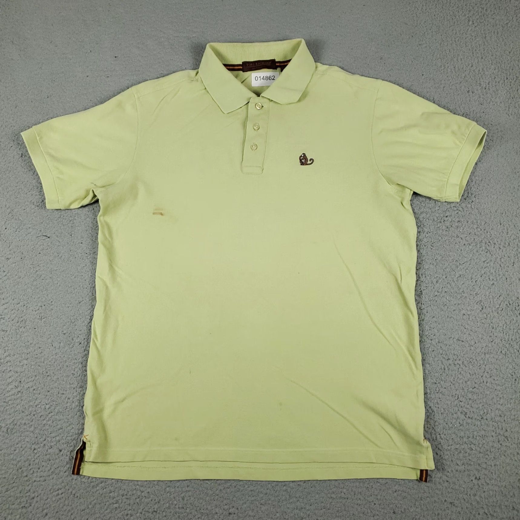Tori Richard Tori Richard Polo Shirt Mens Medium Green Casual Short Sleeve Regular Fit Size US M / EU 48-50 / 2 - 3 Thumbnail
