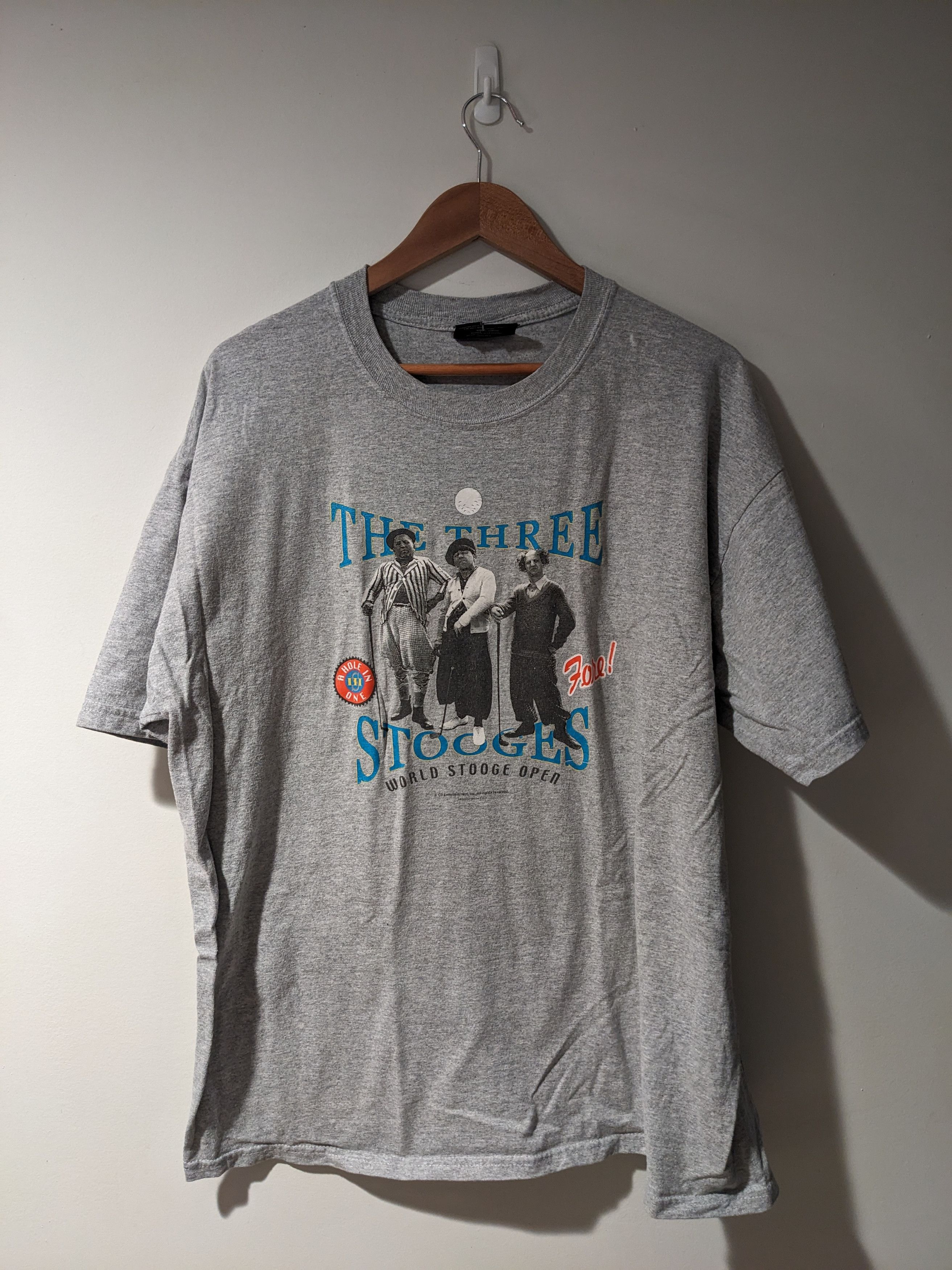 Other Vintage The Three Stooges World Open Golf Sports T-Shirt Size US XL / EU 56 / 4 - 1 Thumbnail