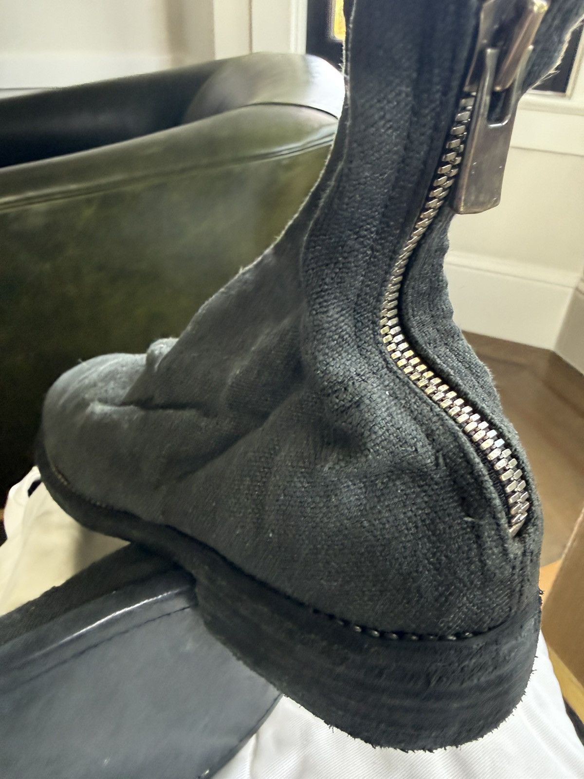 Guidi GUIDI 986 back zips Linen over Leather BNIB Size US 9 / EU 42 - 5 Thumbnail