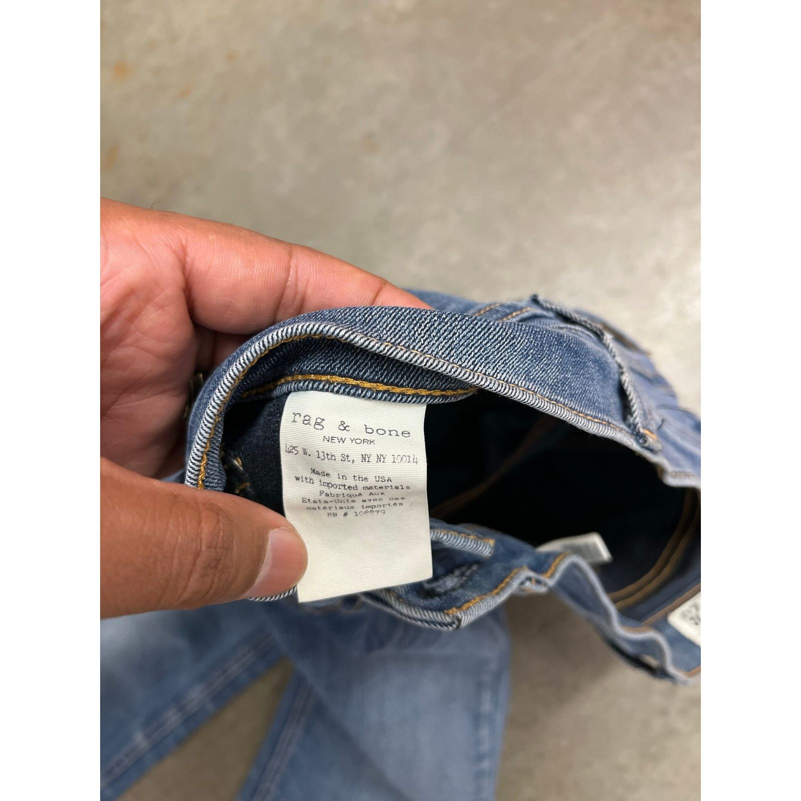 Rag & Bone Rag & Bone - Skinny Jeans in Joshua Wash / size 26 Size 26" / US 2 / IT 38 - 5 Thumbnail