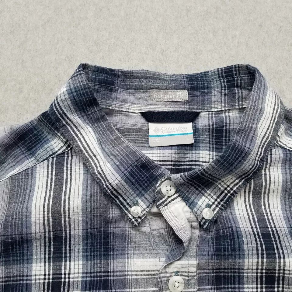 Columbia Columbia Shirt Mens Large Plaid Button Up Short Sleeve Size US L / EU 52-54 / 3 - 5 Thumbnail