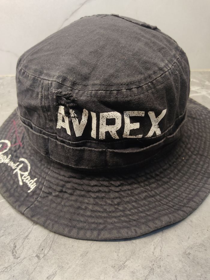 Avirex Vintage Avirex Distressed Style Bucket Hat Size ONE SIZE - 2 Thumbnail