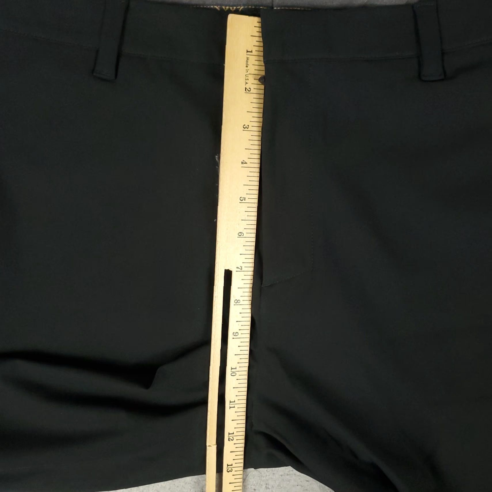 Rhone Rhone Mens Pants 36x33 Black Chino Flat Front Comfort Pockets Straight Regular Size US 36 / EU 52 - 4 Thumbnail