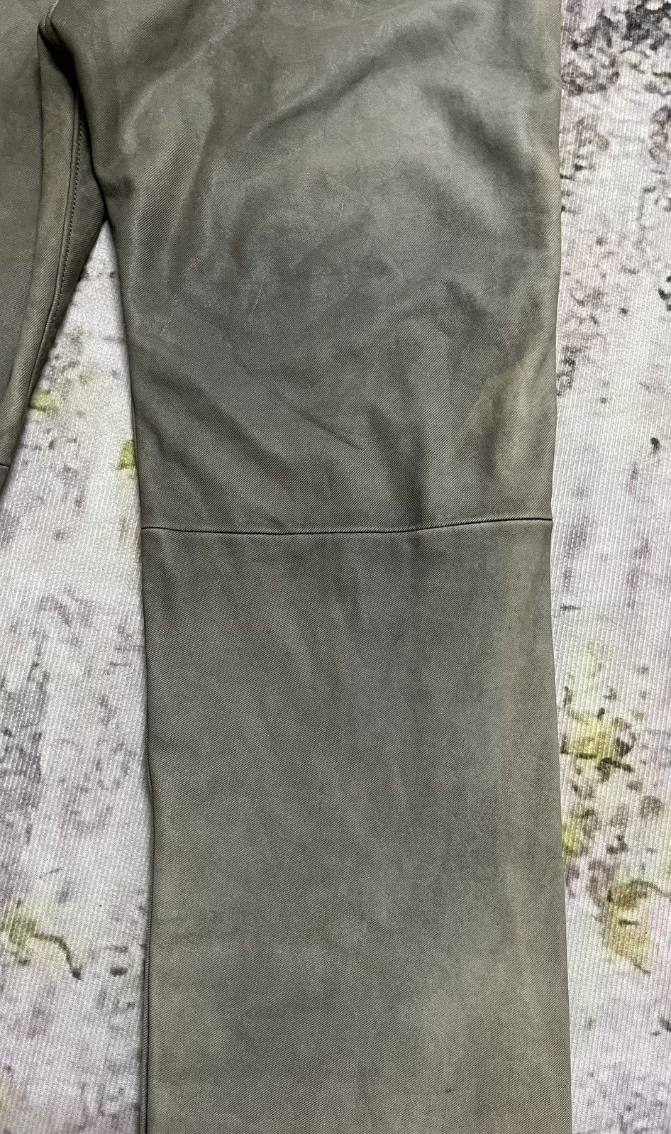 Japanese Brand × Leather Vintage Exalito Washable Leather Explore Jeans Rare Size US 31 - 13 Thumbnail