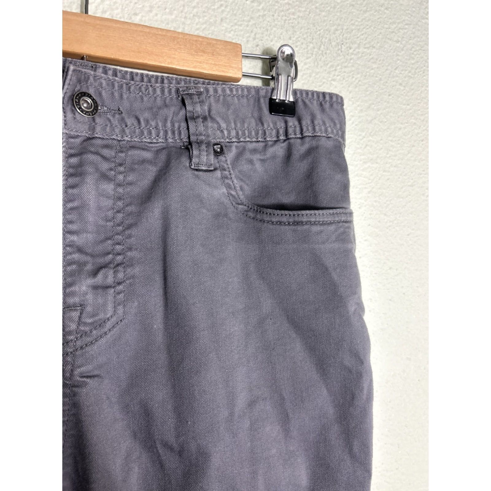Prana prAna Slim Jeans Gray Wash 34x29 Mens SlimFit 34 Gray Skinny Regular Fit Size US 34 / EU 50 - 5 Thumbnail
