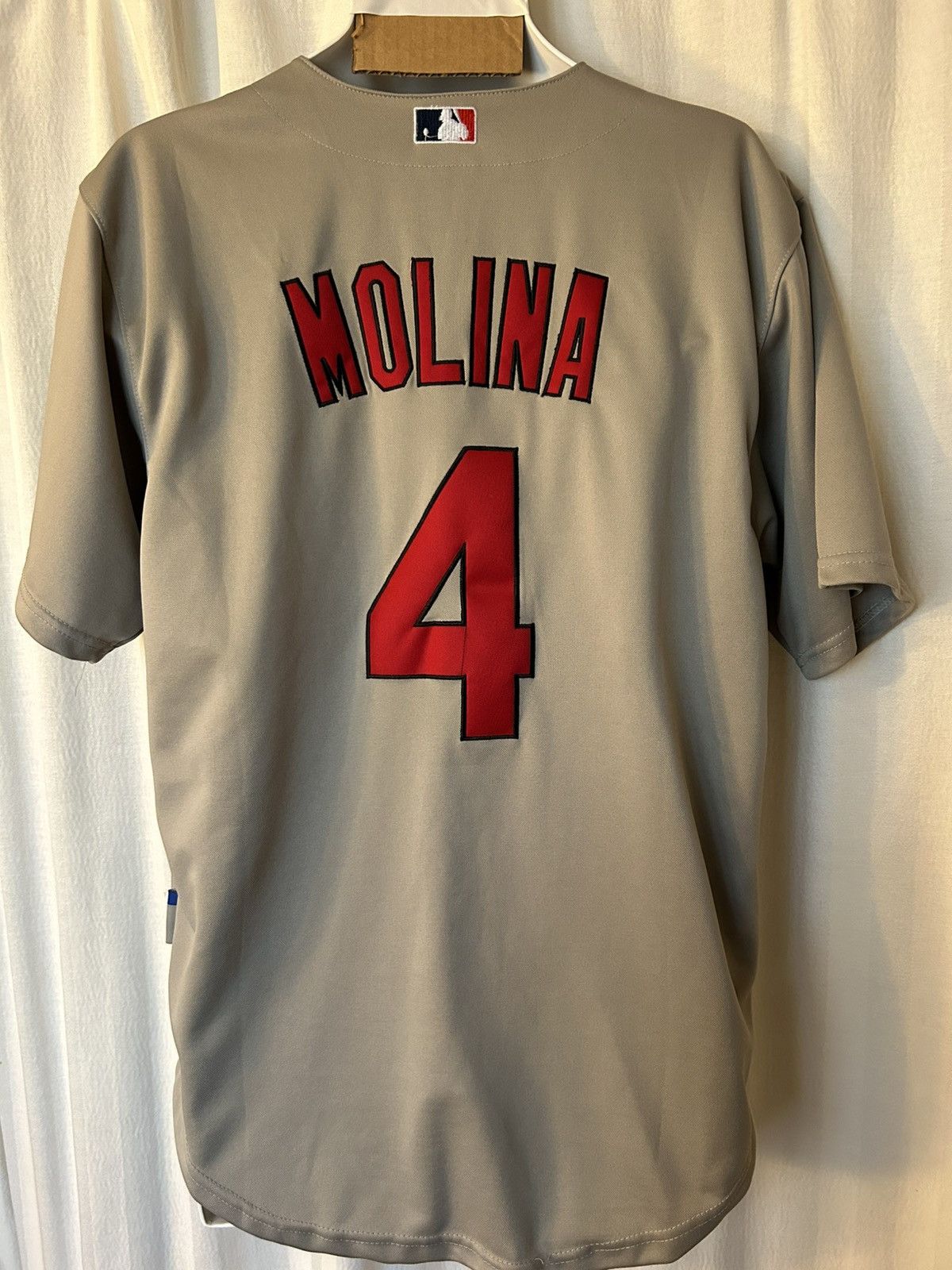 Majestic Tee: Vintage? st louis cardinals #4 molina jersey sz 50 Size US M / EU 48-50 / 2 - 2 Thumbnail