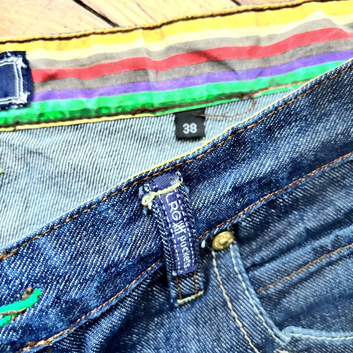 Vintage Last Drop‼️ Vintage Y2K LRG Baggy Dark Blue Denim Jeans Size US 38 / EU 54 - 10 Thumbnail