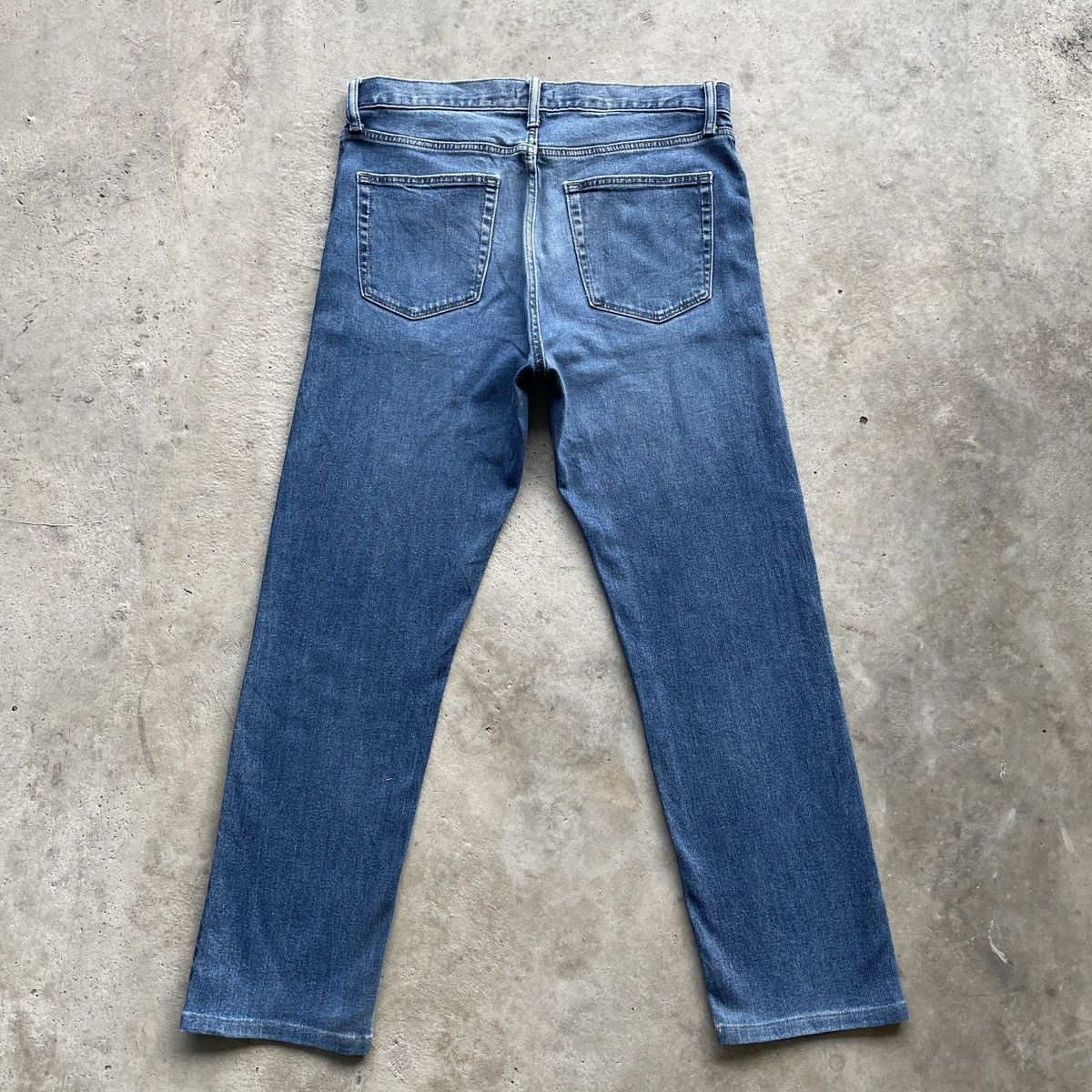 Japanese Brand Vintage Faded Japanese Brand Denim Jeans Pants W33x27.5 Size US 33 - 10 Thumbnail