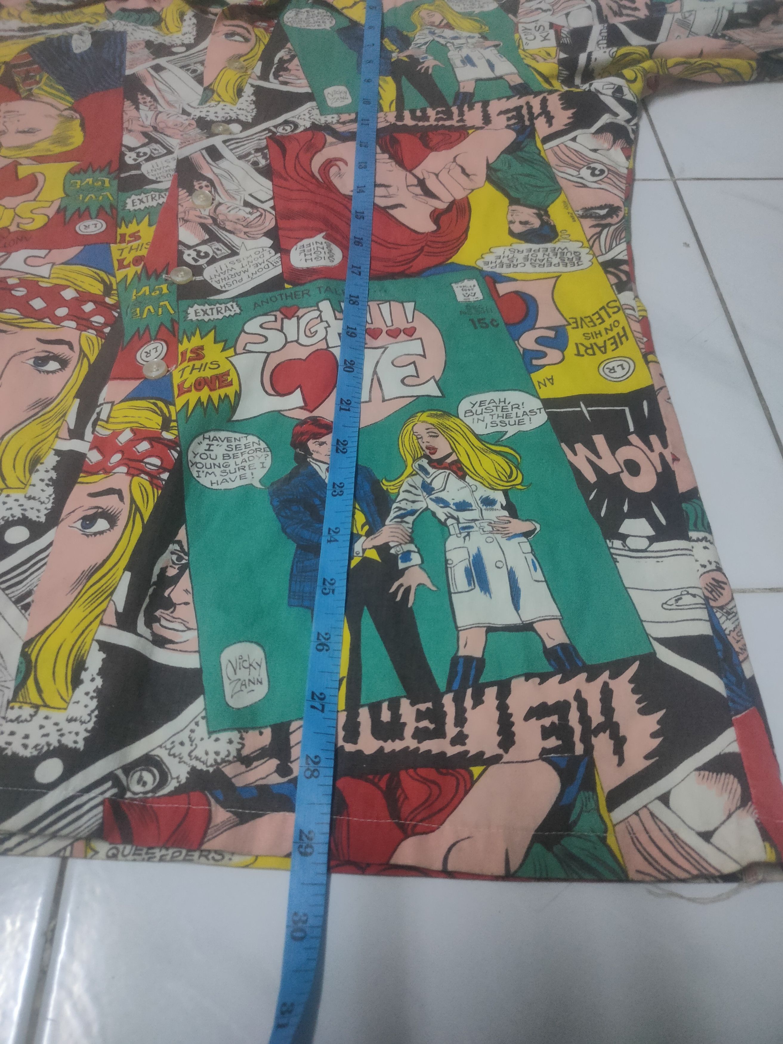 Cartoon Network × DC Comics × Vintage Vintage 70s nicky Zane comic over print Size 38L - 9 Thumbnail