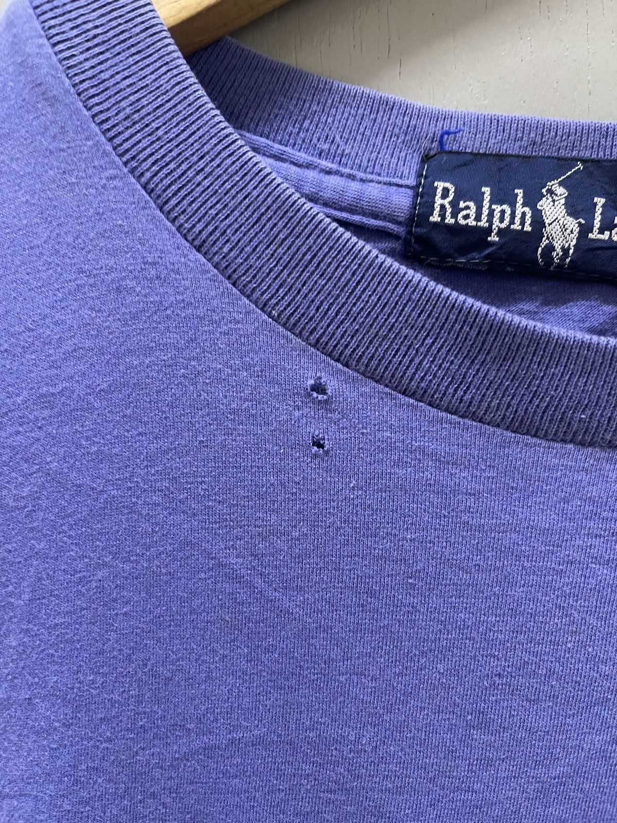 Vintage Vintage 90s Polo Ralph Lauren Cookie Multi Colour Stripe Tee Size US M / EU 48-50 / 2 - 5 Thumbnail