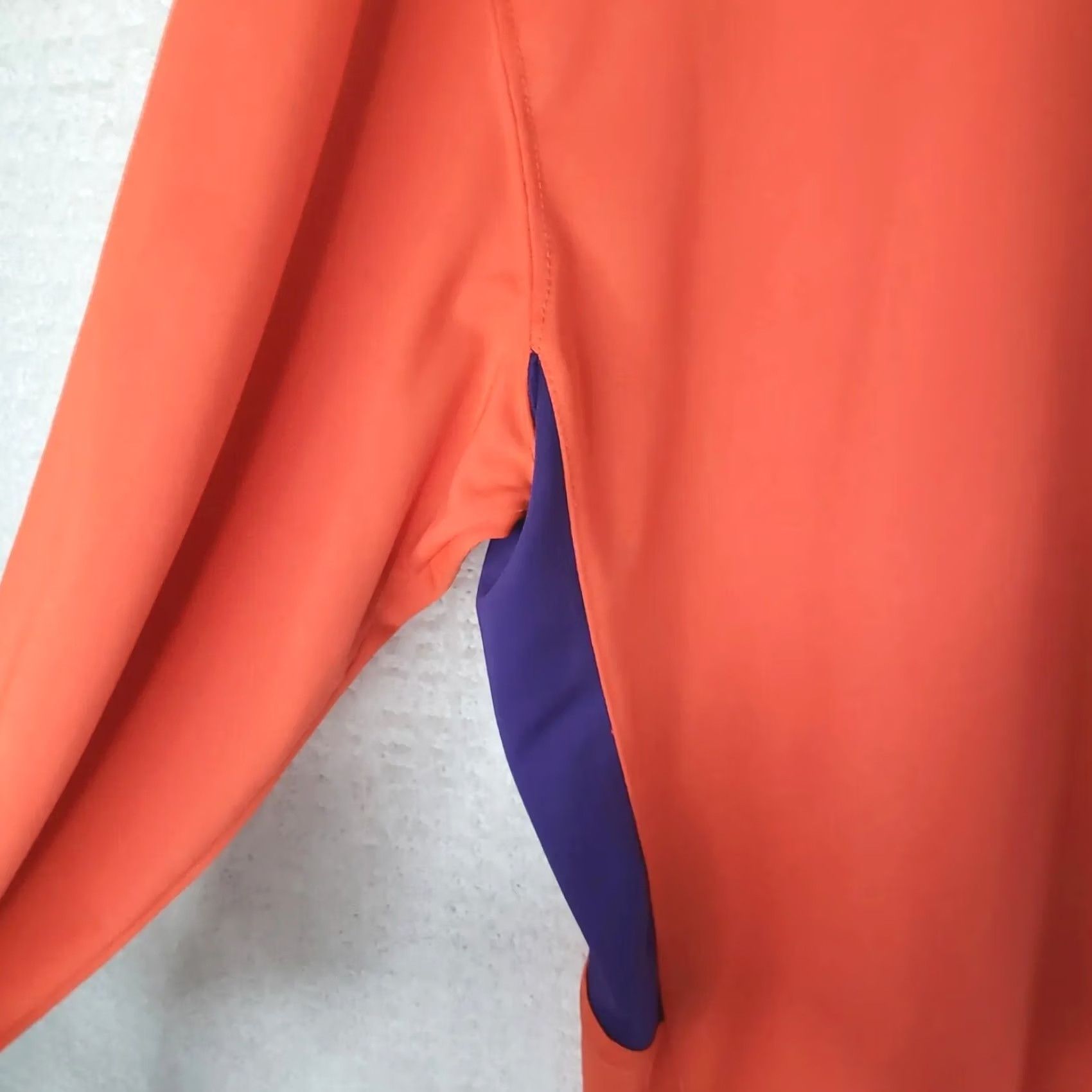 Vintage Clemson University Tigers Campus Heritage 1/4 Zip Long Sleeve Athletic Pullover Polo Men's XL Orange 100% Polyester Athletic Fit Size US XL / EU 56 / 4 - 7 Thumbnail