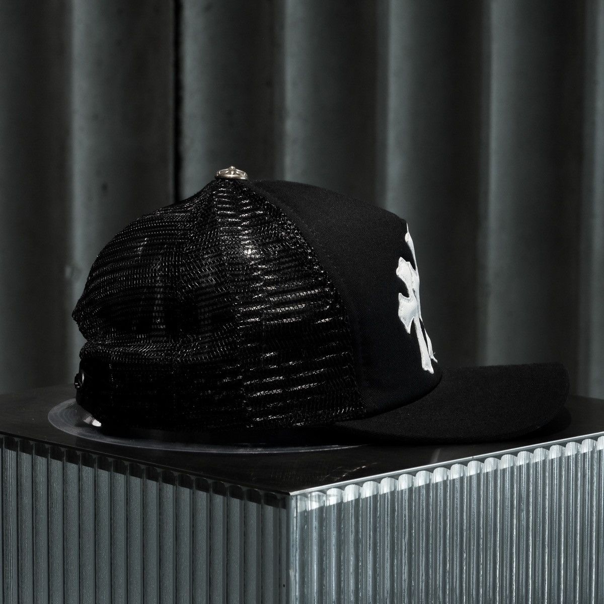 Chrome Hearts CHROME HEARTS TRUCKER CAP - CEMETERY PATCHWORK Size ONE SIZE - 4 Thumbnail