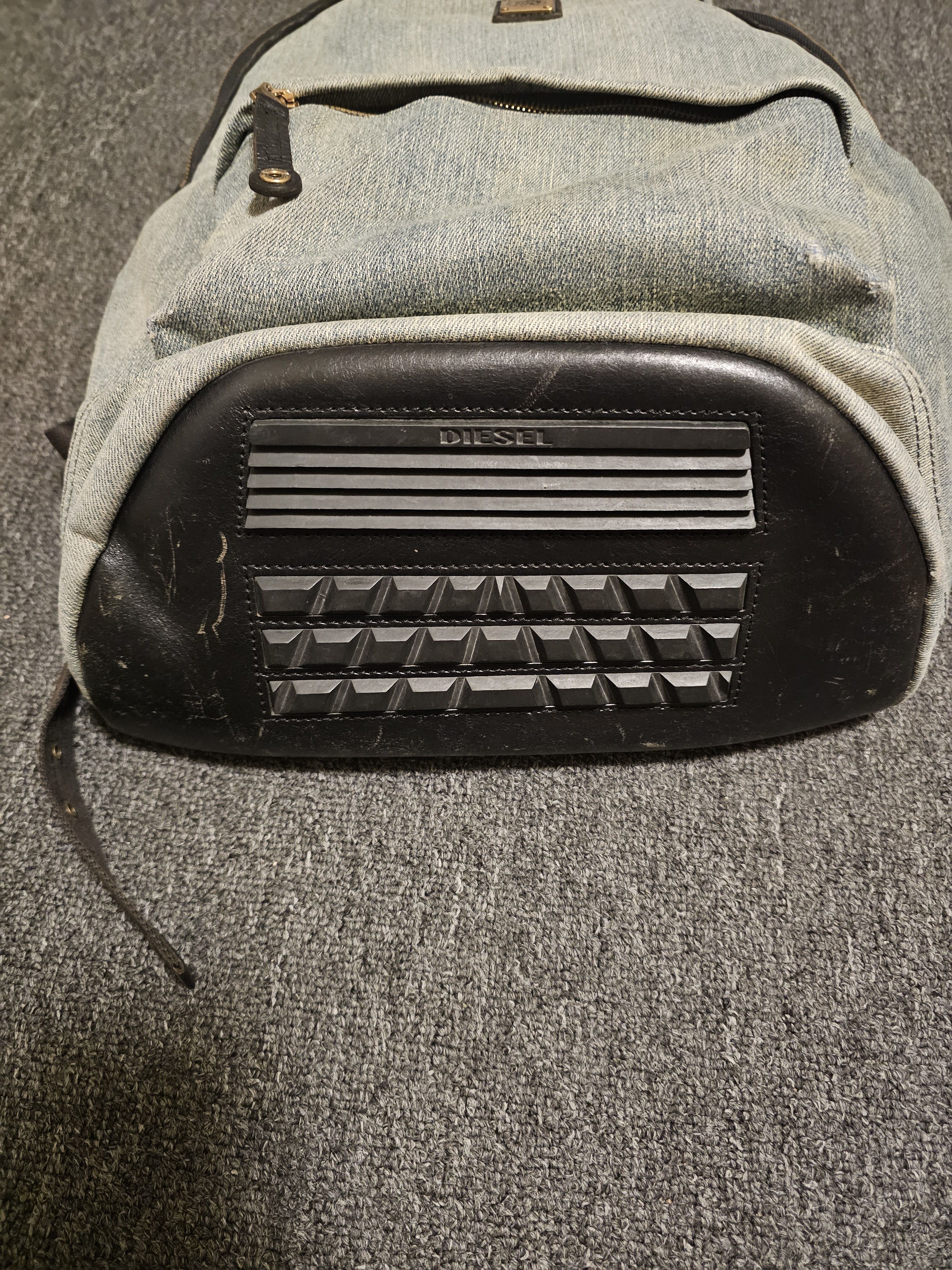 Diesel Diesel Men's Denim Backpack Size 32 - 2 Thumbnail