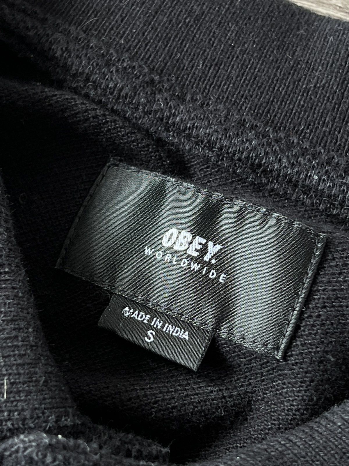 Japanese Brand × Obey ‼️Obey Worldwide Authentic Big Logo Polo Neck Long Sleeve Tee Size US S / EU 44-46 / 1 - 17 Thumbnail