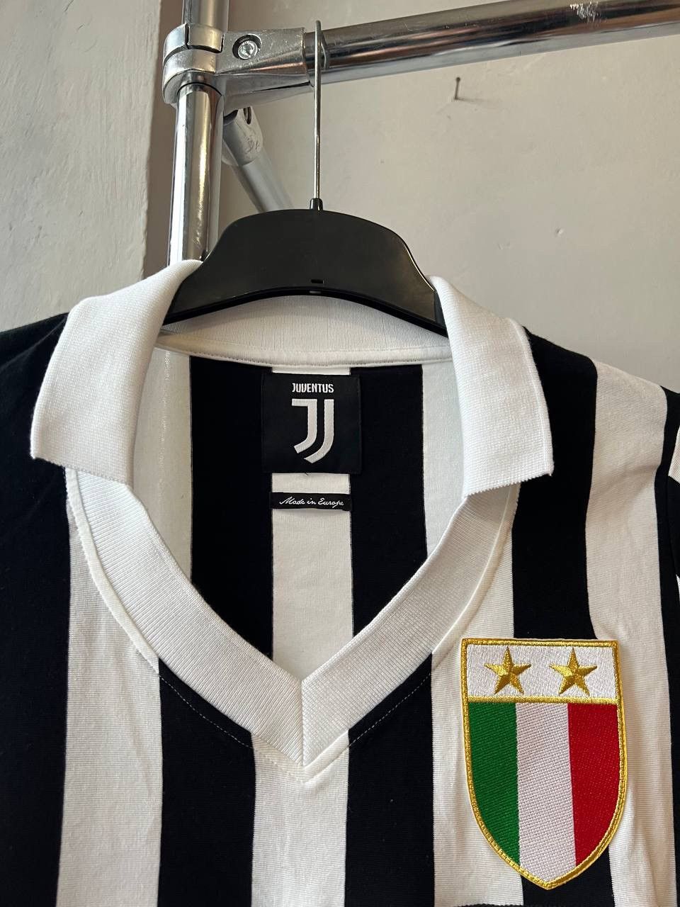 Vintage 1984/85 JUVENTUS FC RETRO REMAKE HOME SOCCER JERSEY SHIRT Size XL / US 12-14 / IT 48-50 - 8 Thumbnail