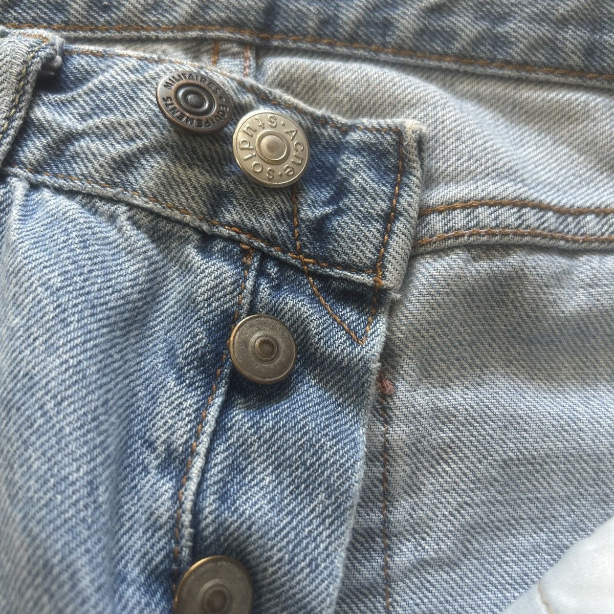 Acne Studios 1997 Light Blue Trash FW18 Size US 28 / EU 44 - 6 Thumbnail