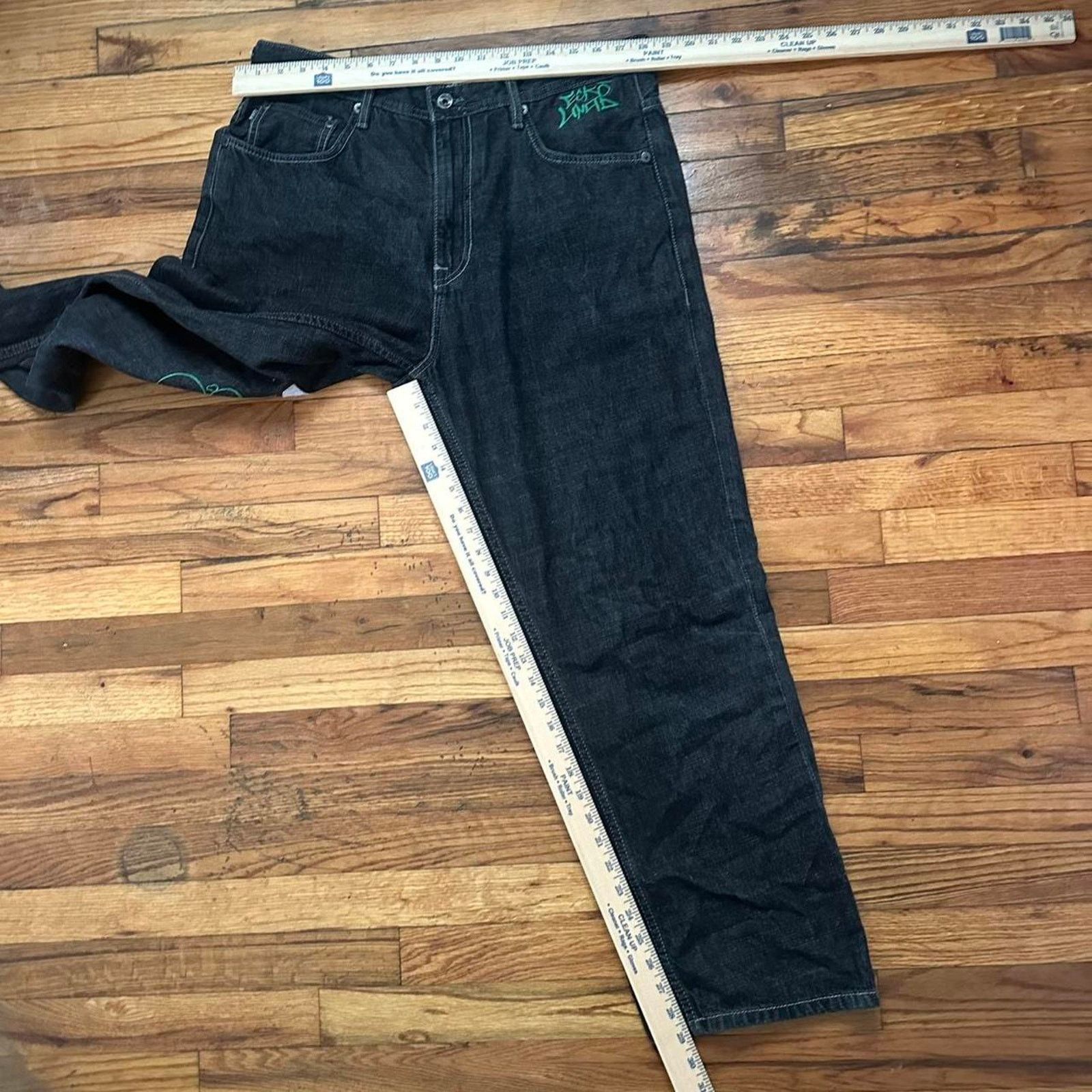 Ecko Unltd. × Vintage Rare Ecko Unltd Y2K Graffiti Baggy Jeans Skate 36x29 Size US 36 / EU 52 - 5 Thumbnail