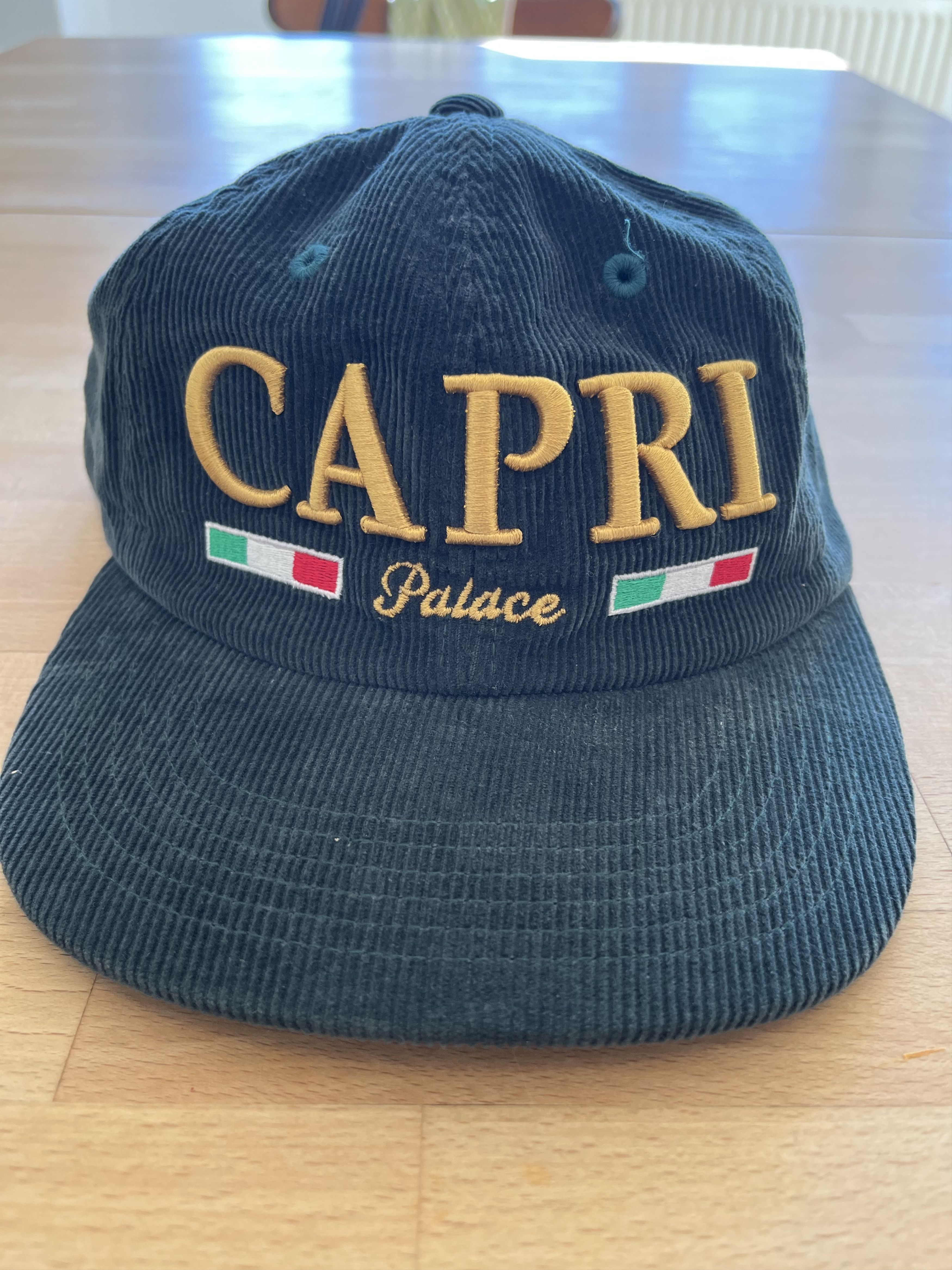 Palace Palace Union Ireland 6-Panel Crest Hat Cap Green FW25 - New