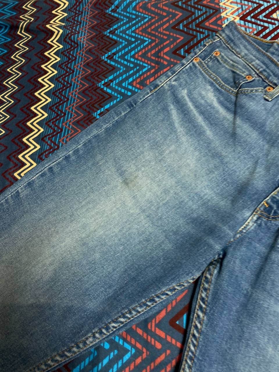 Levi's × Vintage Vintage Levis 511 Jeans Distressed Faded Flared Baggy Y2K Size US 38 / EU 54 - 12 Thumbnail
