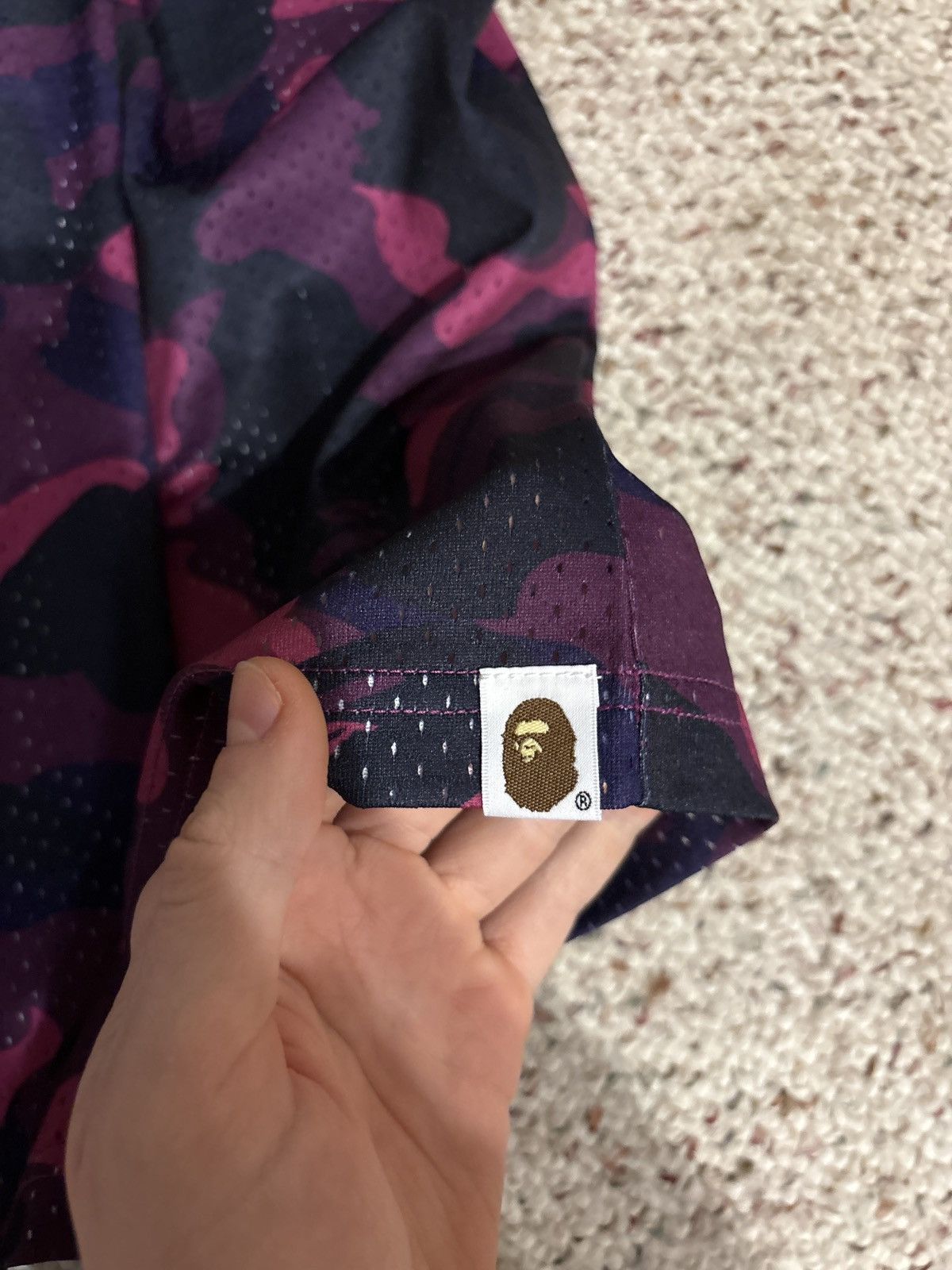 Bape Bape Purple Camo Basketball Jersey Size US M / EU 48-50 / 2 - 3 Thumbnail