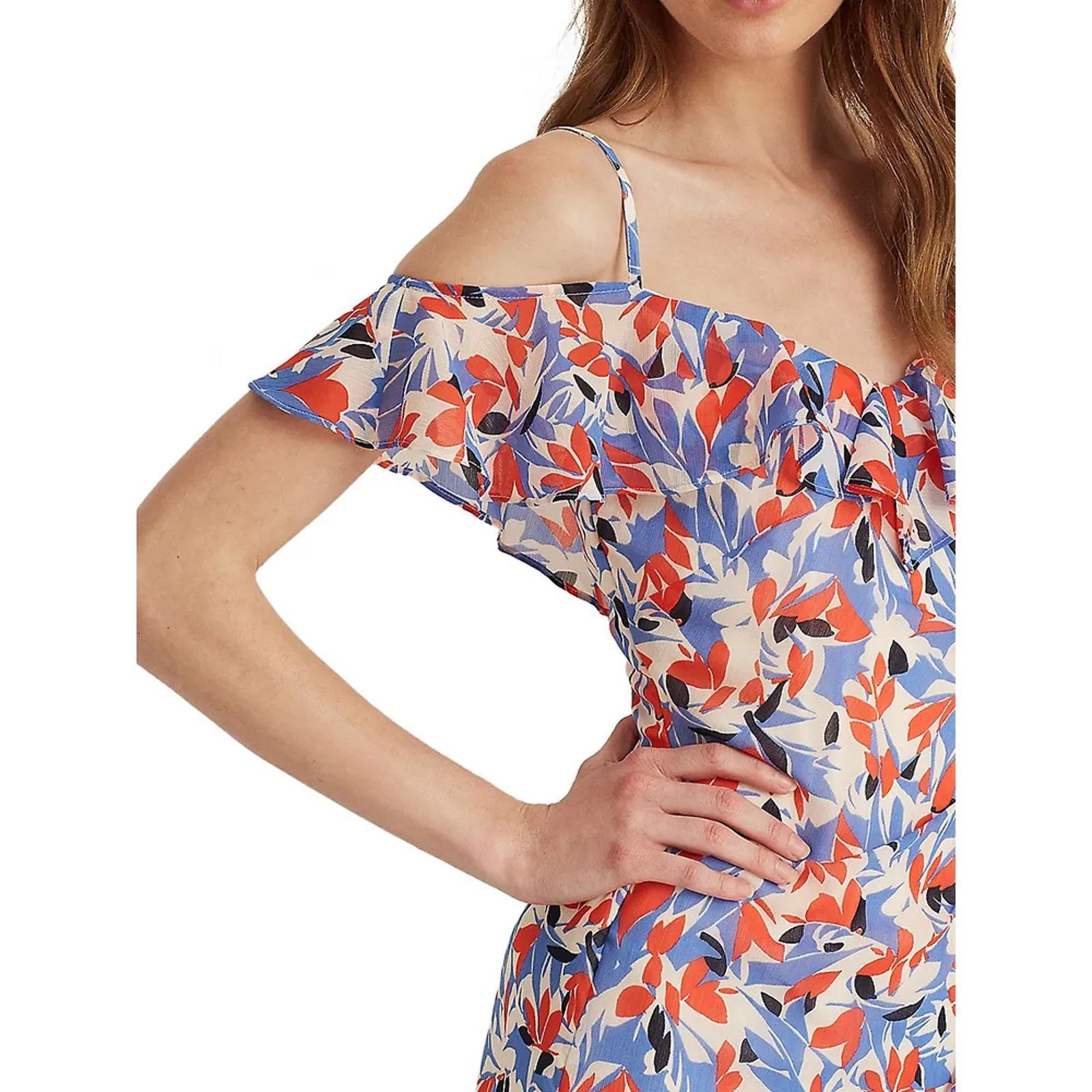 Ralph Lauren Ralph Lauren Women Cold-Shoulder Maxi Gown Dress Size 16 Size XXL / US 16-18 / IT 52-54 - 3 Thumbnail