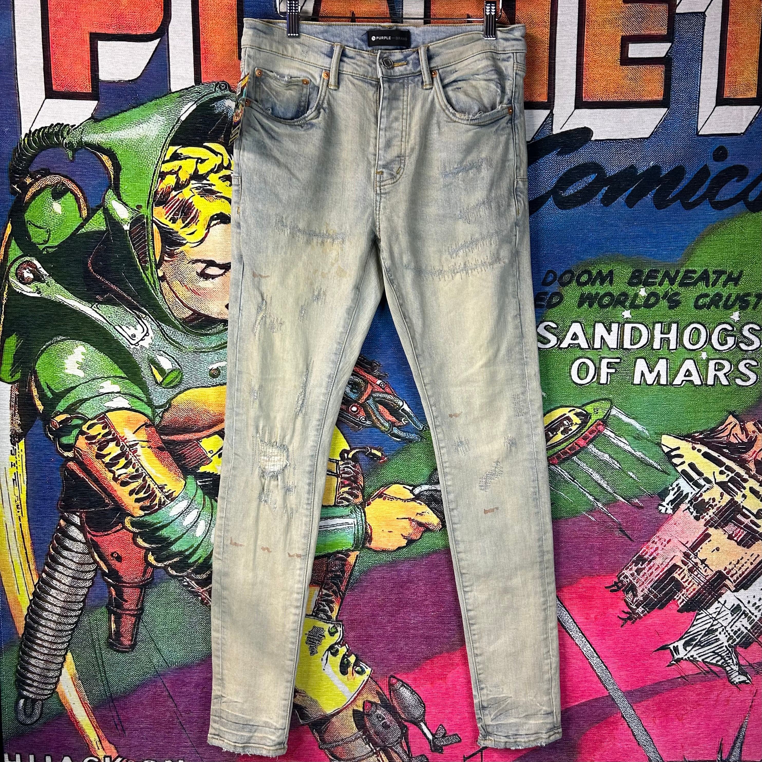 Purple Brand Purple Brand Venice Sunbleached Skinny Jeans Size 30” Size US 30 / EU 46 - 1 Thumbnail