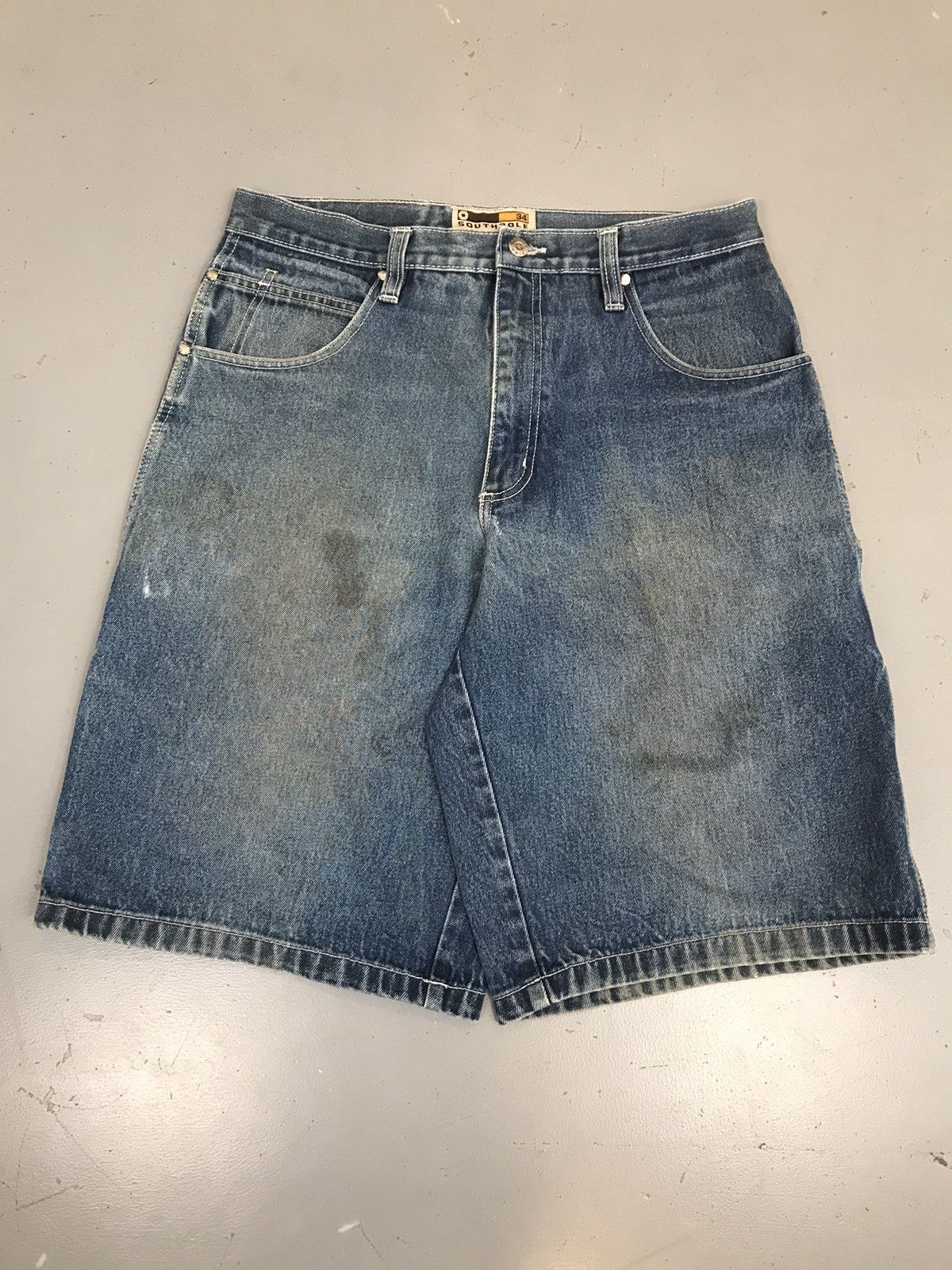 Southpole × Vintage Vintage Southpole embroidery denim short Size US 34 / EU 50 - 2 Thumbnail