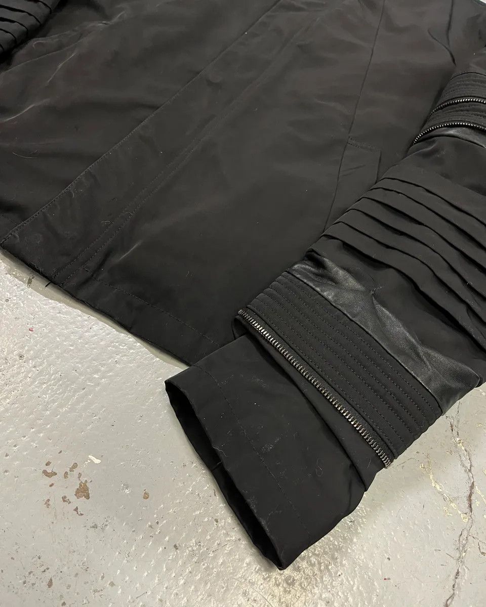 Givenchy SS2011 Givenchy Black Nylon Moto Zip Sleeve Bomber Jacket by Hedi Slimane Size US S / EU 44-46 / 1 - 6 Thumbnail
