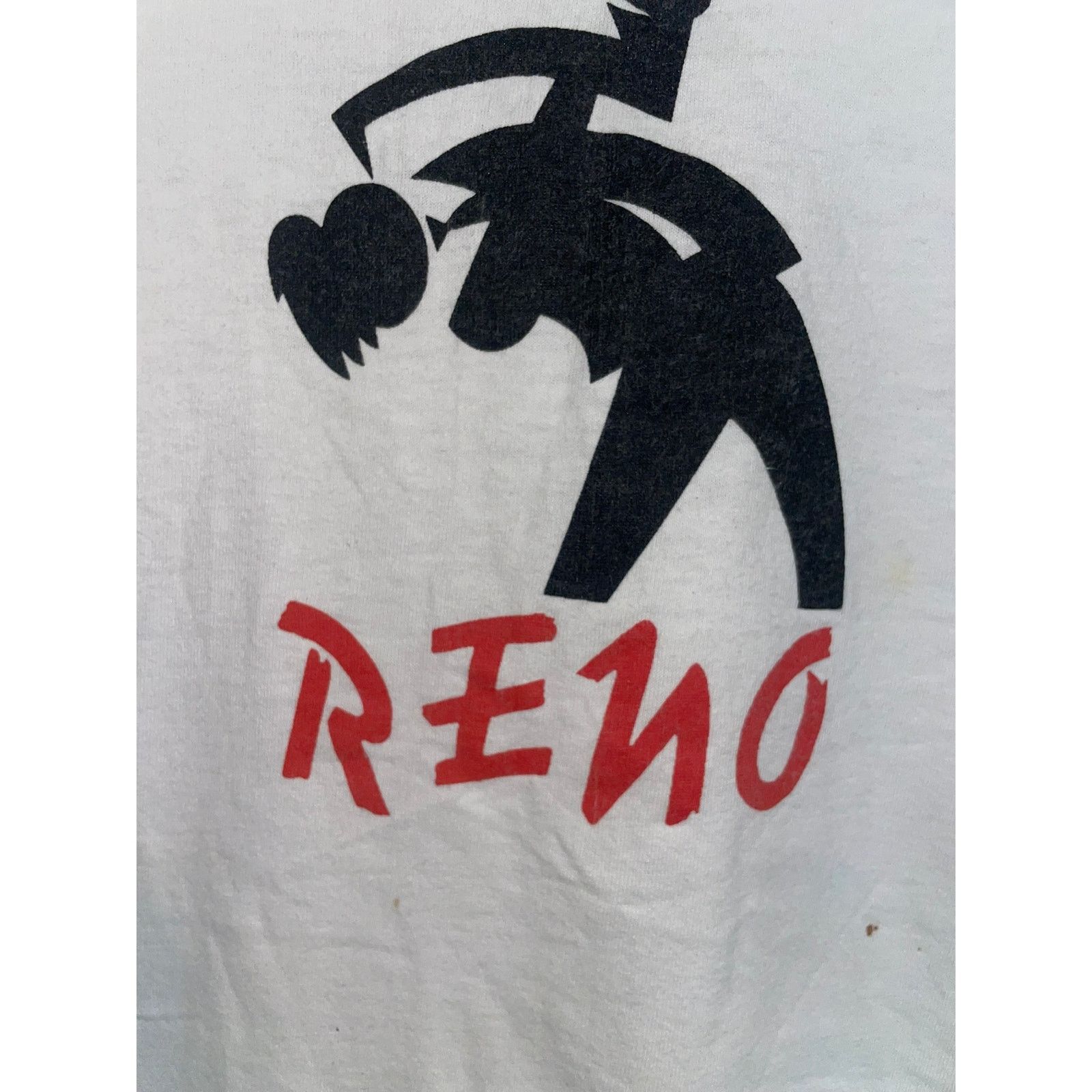 Vintage Vintage Johnny Reno Shirt Musician Music White Tee XL 90s Size US XL / EU 56 / 4 - 4 Thumbnail