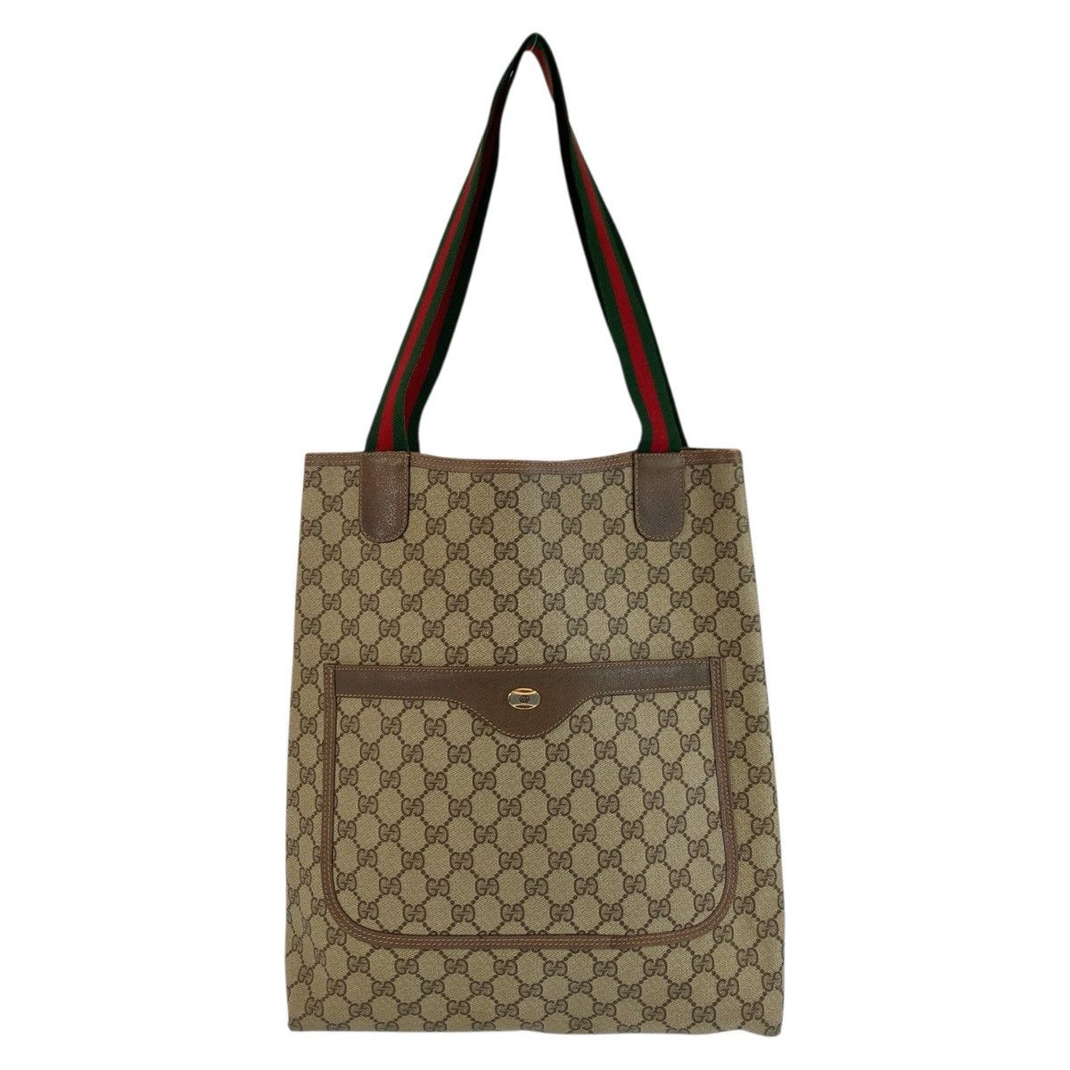 Gucci Gucci Gucci GG Supreme Canvas Leather 2way Shoulder Bag Textile Tote Bag 3902003 DUTY FREE for USA Size ONE SIZE - 1 Thumbnail