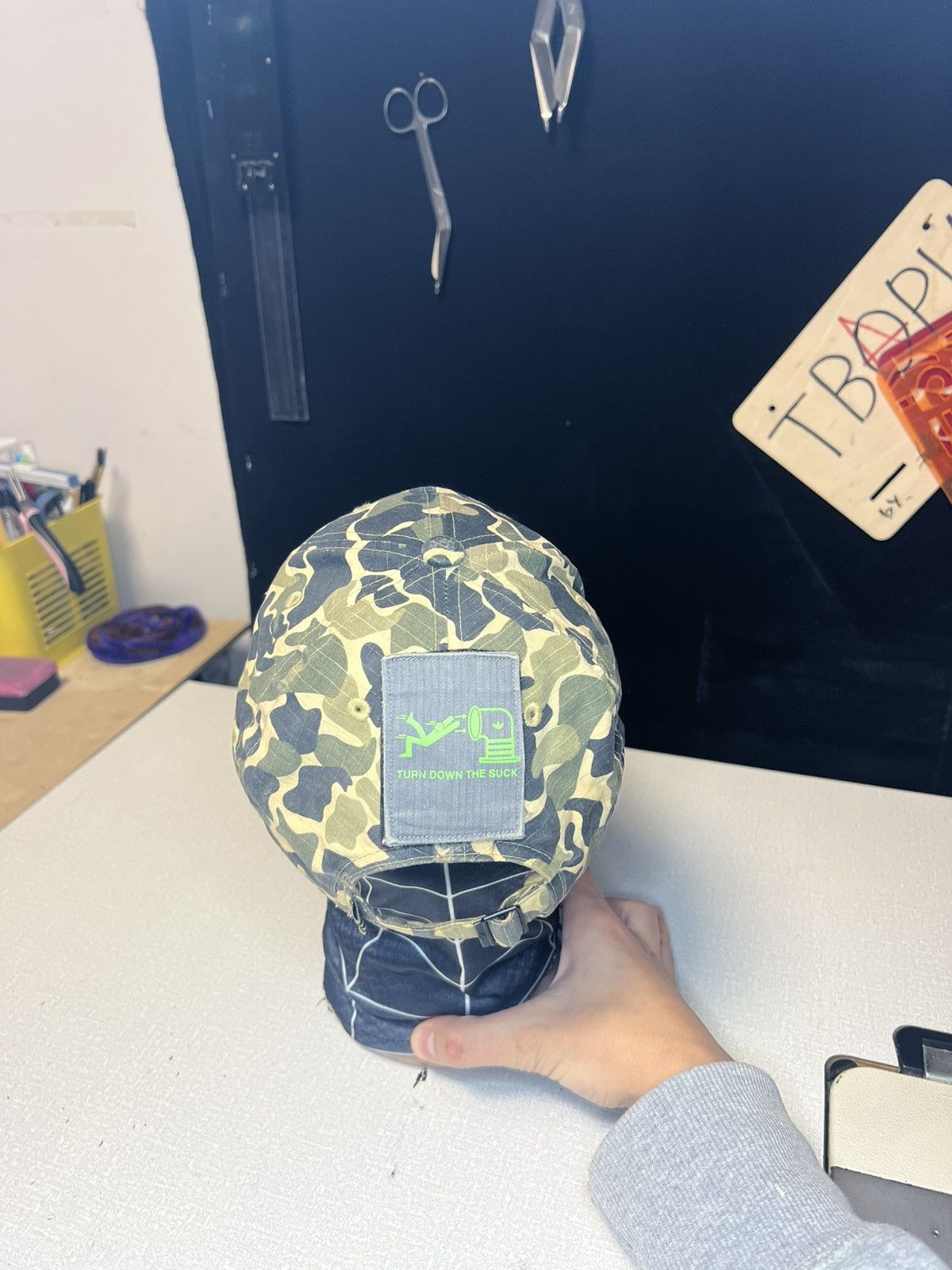 Adidas Adidas Camo Mona Lisa Distressed Cap Size ONE SIZE - 5 Thumbnail