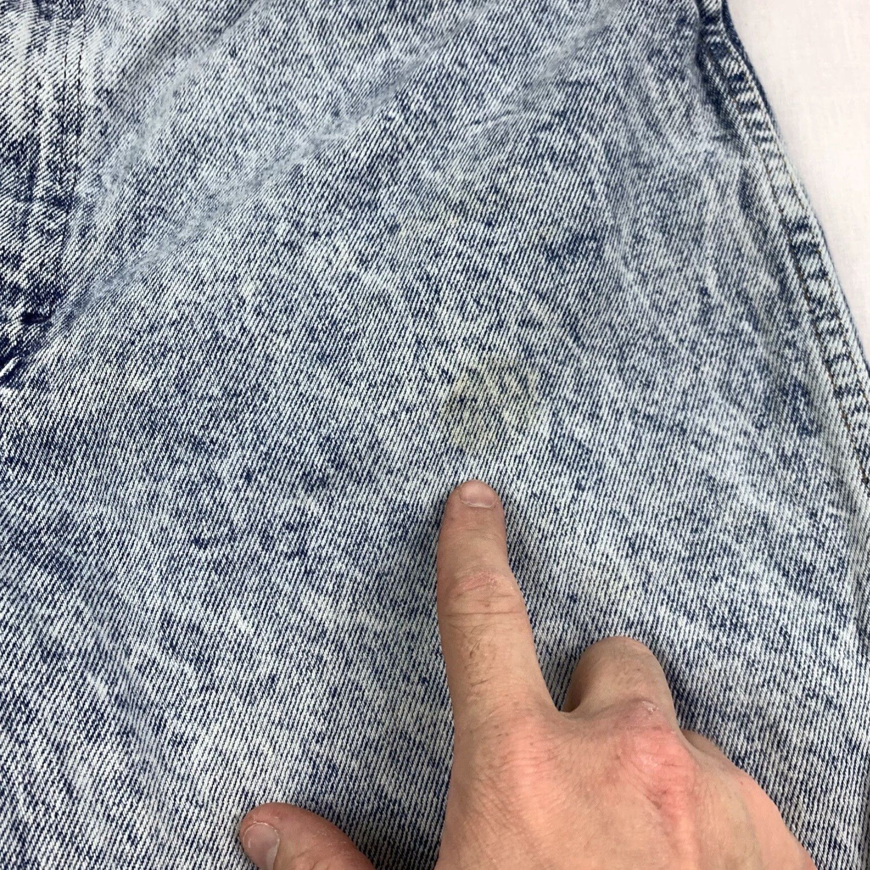 Vintage VINTAGE Rustler Jeans 38x32 Blue Acid Washed Straight 90s USA Mens Size US 38 / EU 54 - 4 Thumbnail