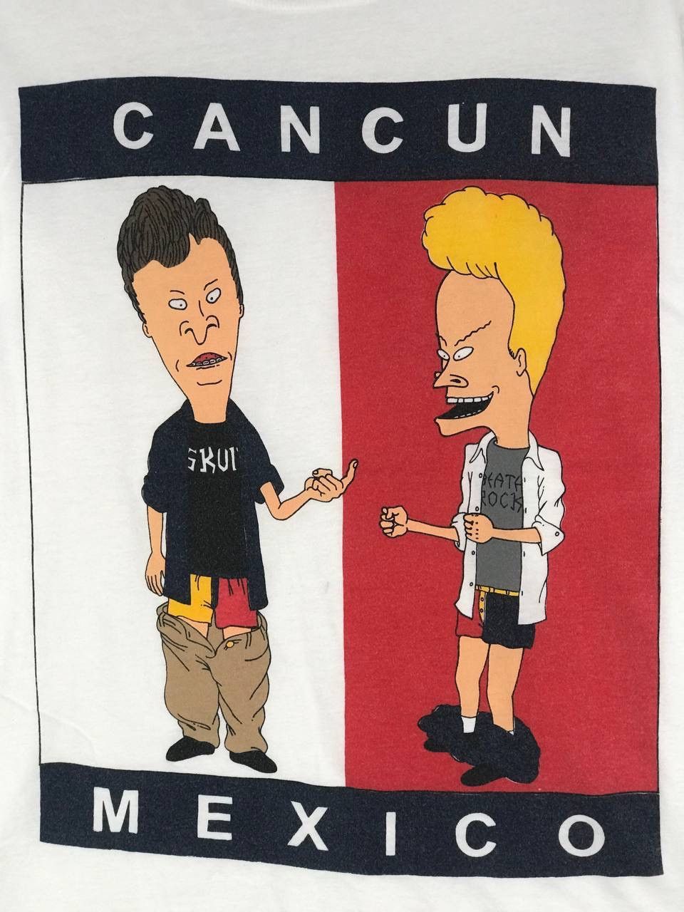 Mtv vintage Beavis butthead cancun mexico Size US L / EU 52-54 / 3 - 4 Thumbnail