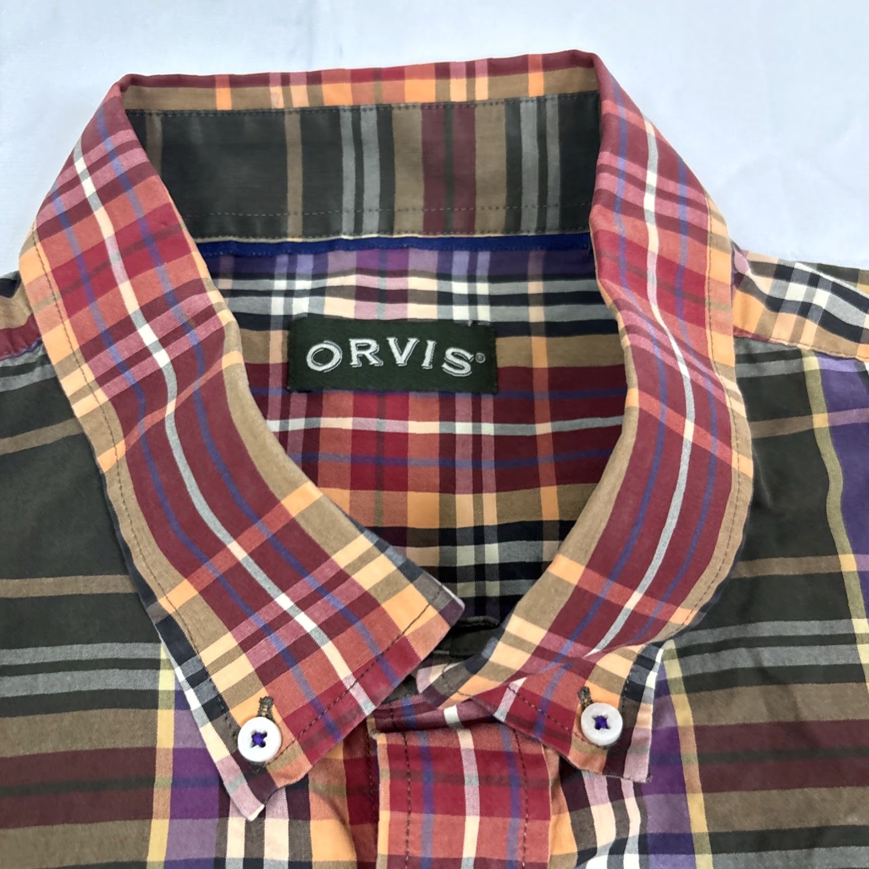 Orvis Orvis Button-Up Long Sleeve Shirt Men’s 2XL Plaid Multicolor Mens XXL Regular Size Multicolor Plaid Shirt Size US XXL / EU 58 / 5 - 2 Thumbnail