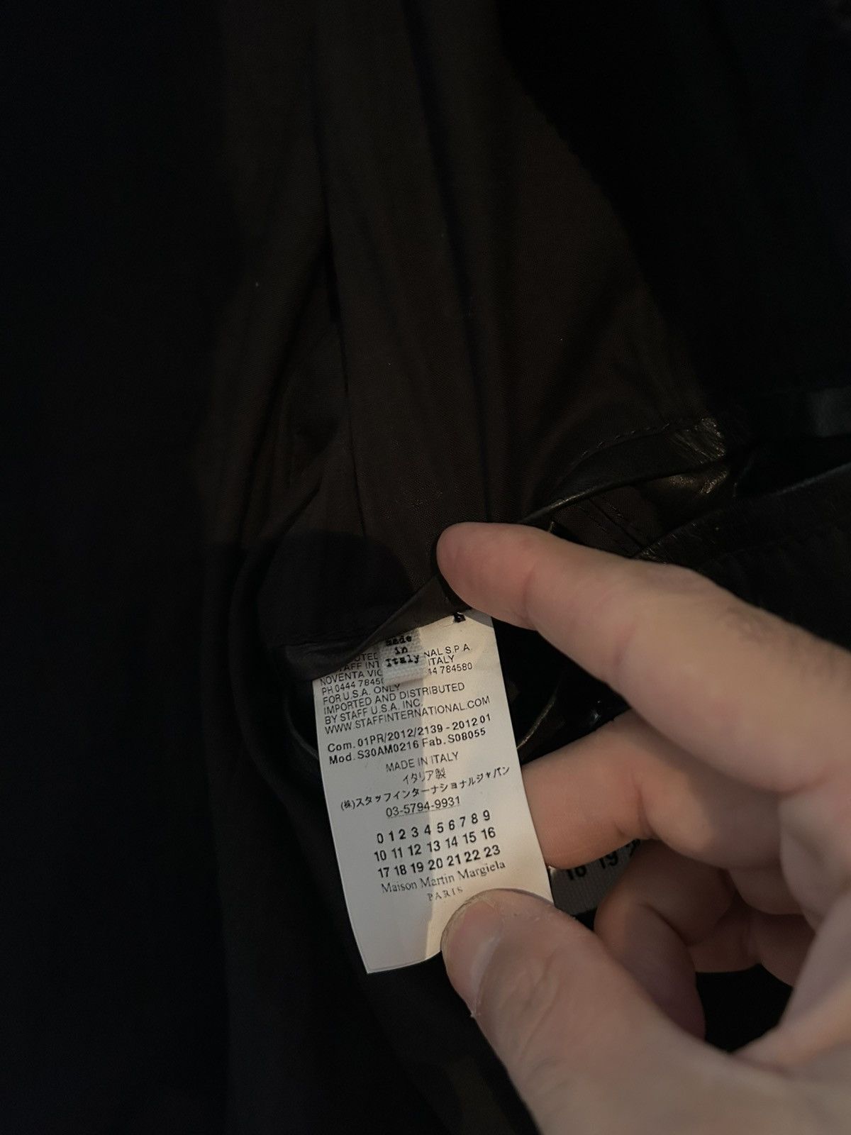Maison Margiela Leather Ovin Jacket Size 52S - 7 Thumbnail