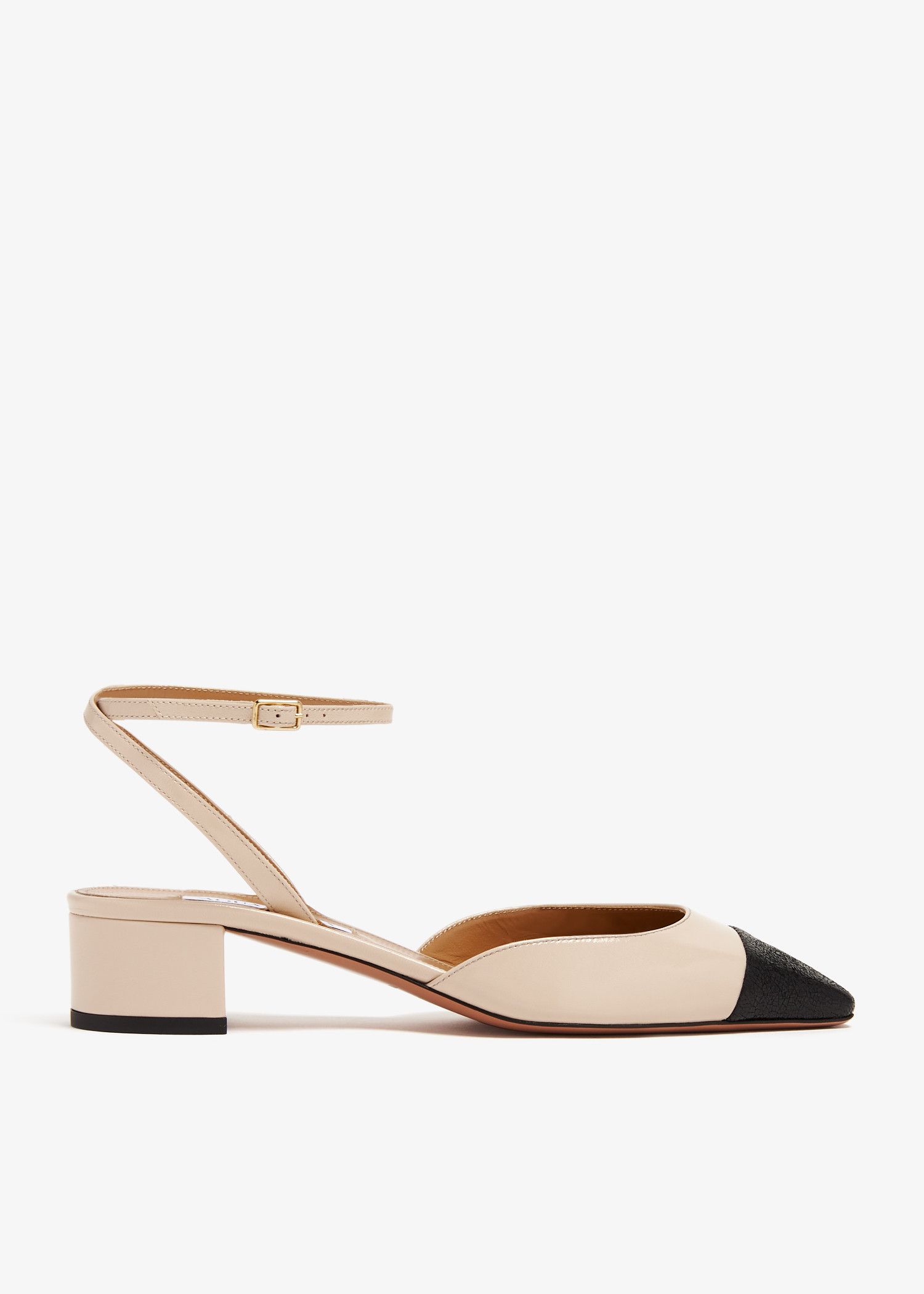 Aquazzura o1s22i1n0125 French Flirt 35 Pumps in Nude Black Size US 6 / IT 36 - 1 Thumbnail