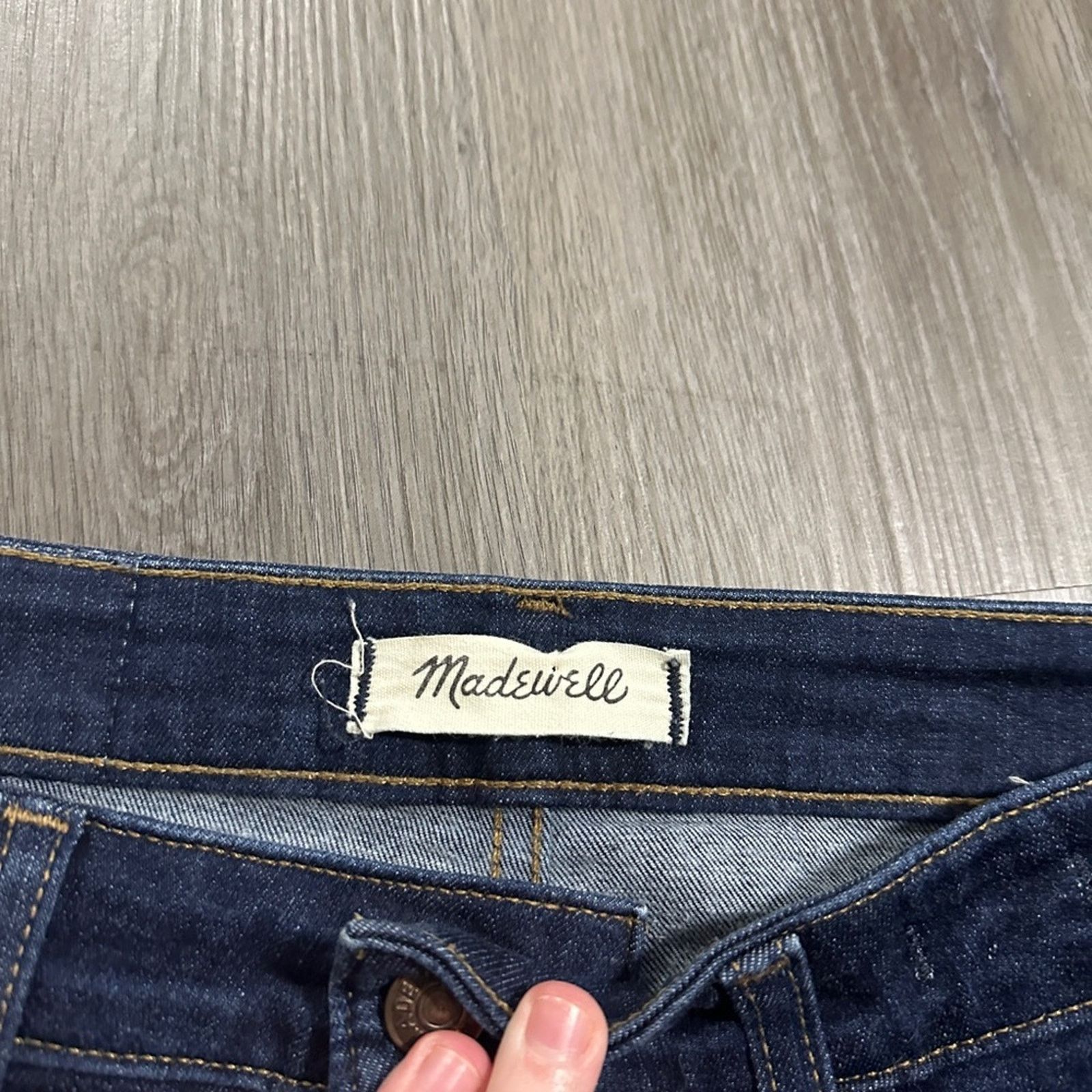 Madewell Madewell Curvy High-Rise Skinny Jeans in Lucille Wash Size 28" / US 6 / IT 42 - 6 Thumbnail