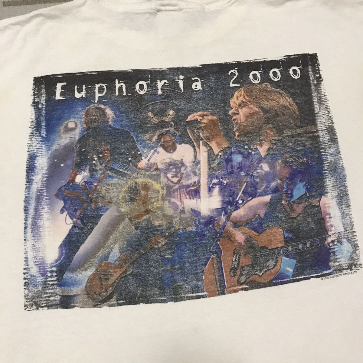 Band Tees × Vintage VINTAGE DISTRESS BAND DEF LEPPARD 00s RARE TEE Size US XL / EU 56 / 4 - 3 Thumbnail