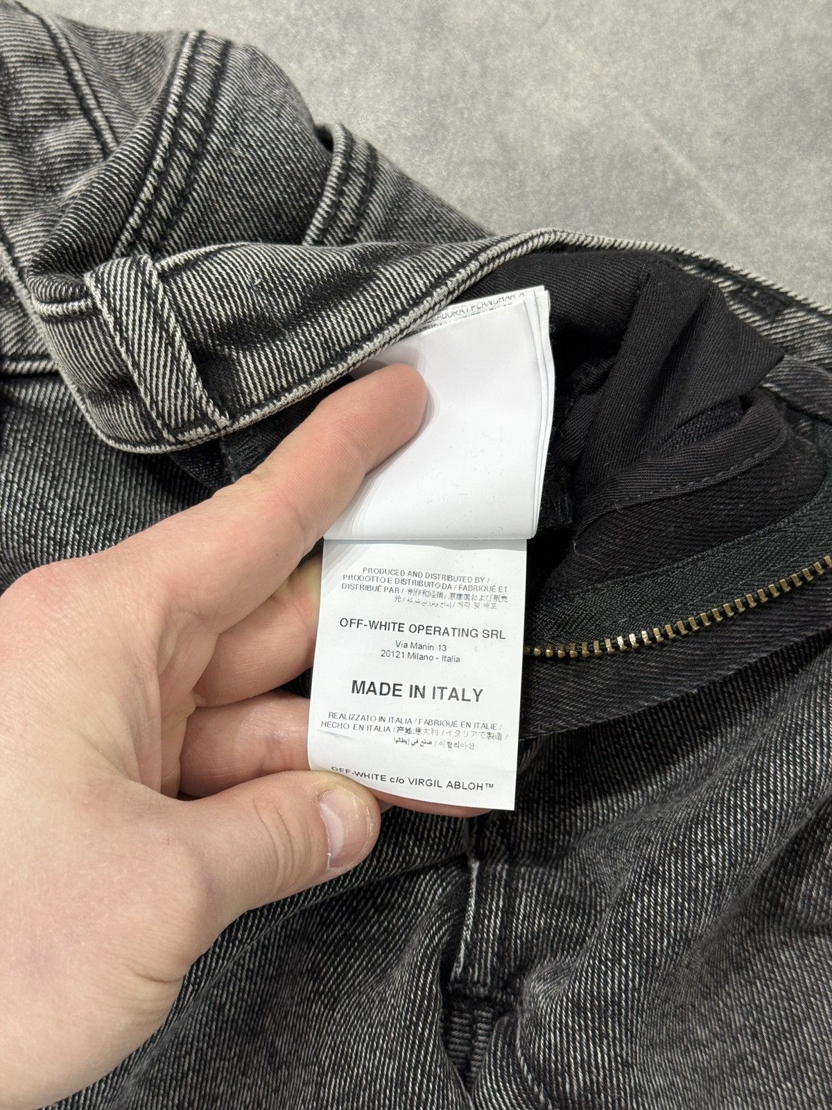 Off-White Slim fit jeans denim washed off white operating srl SS2019 Size US 26 / EU 42 - 12 Thumbnail