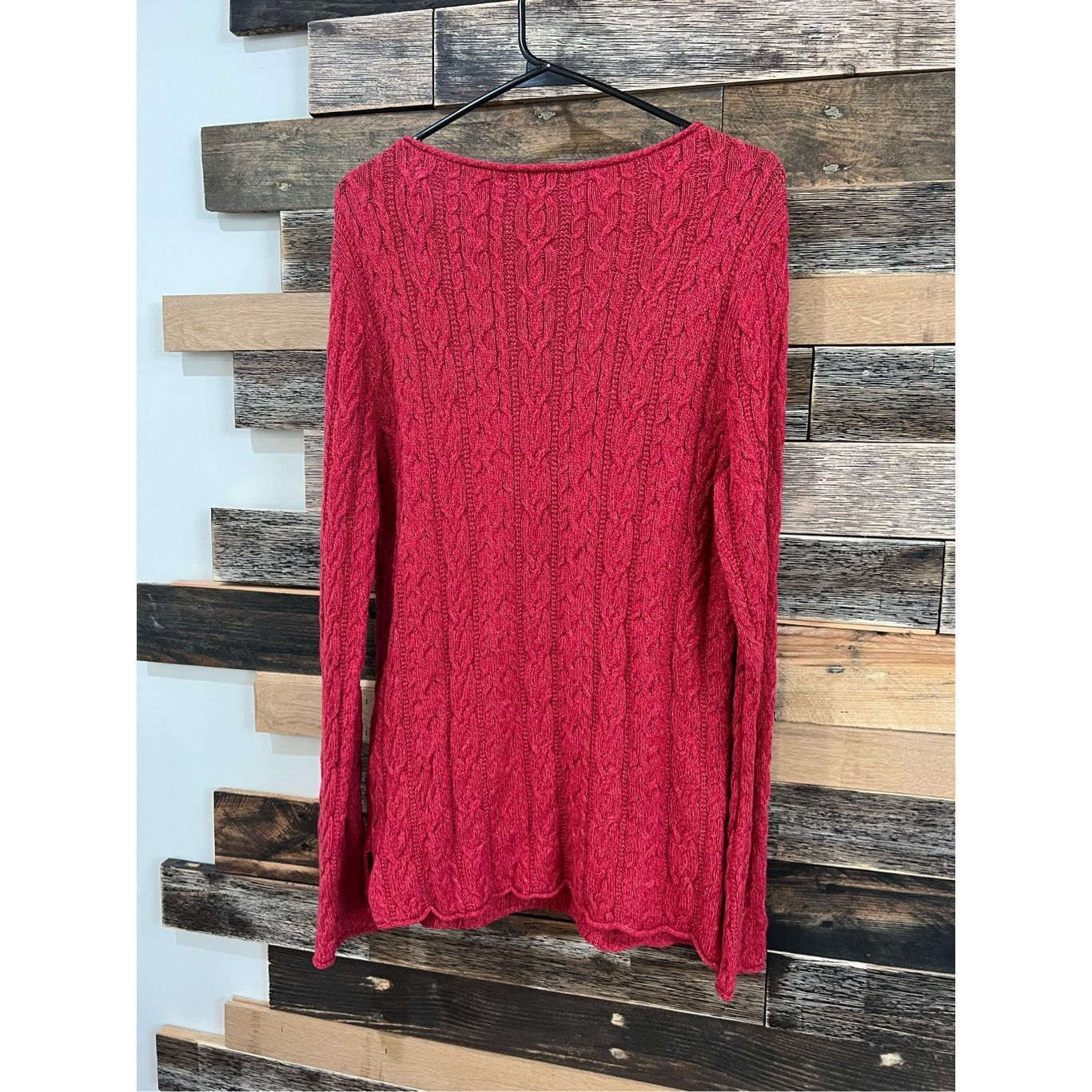 Lauren Ralph Lauren LRL Lauren Jeans Co Ralph Lauren Cotton Sweater Women’s Red Size XL / US 12-14 / IT 48-50 - 2 Thumbnail