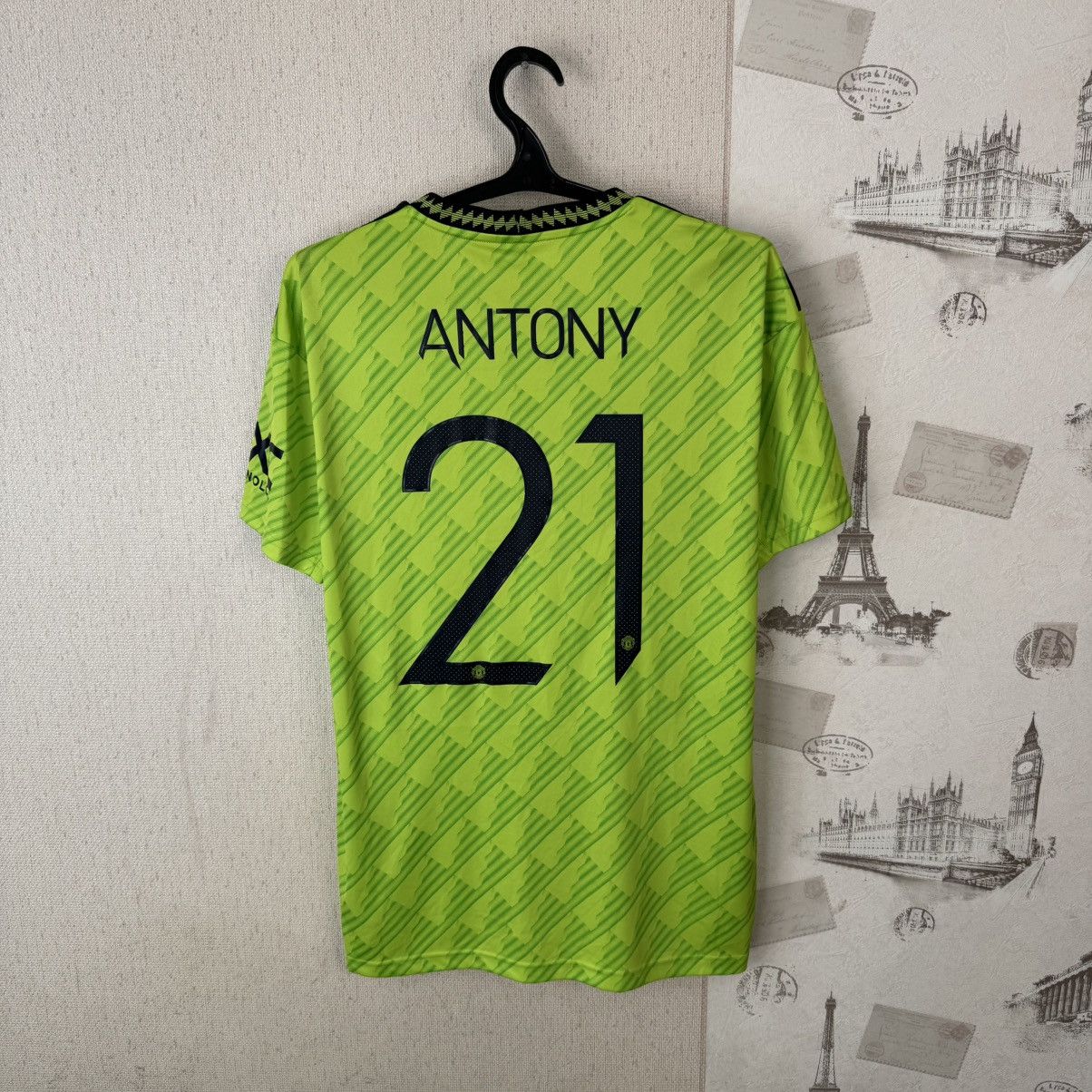 Adidas Adidas 2022-2023 Manchester United Third L- #21 Antony. Size US L / EU 52-54 / 3 - 2 Thumbnail