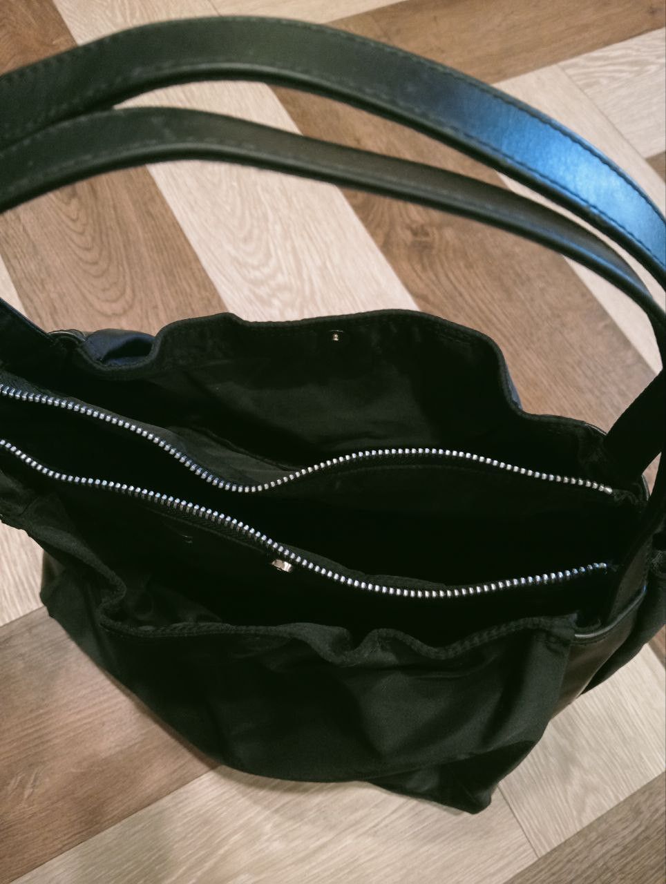 Yohji Yamamoto YOHJI YAMAMOTO Y'SACCS LEATHER + CANVAS TOTE BAG Size ONE SIZE - 12 Thumbnail