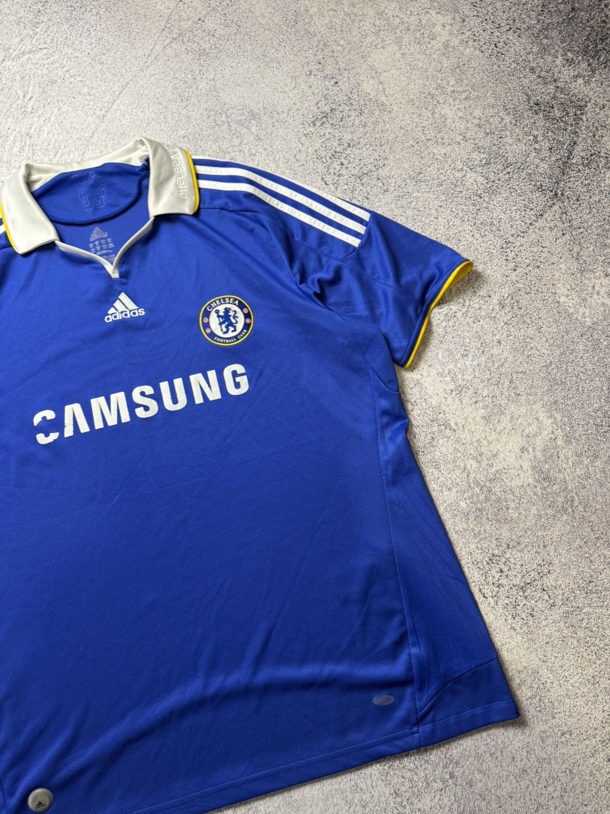 Adidas Chelsea Adidas Jersey Used Blue Men's Champions League Size US XL / EU 56 / 4 - 4 Thumbnail