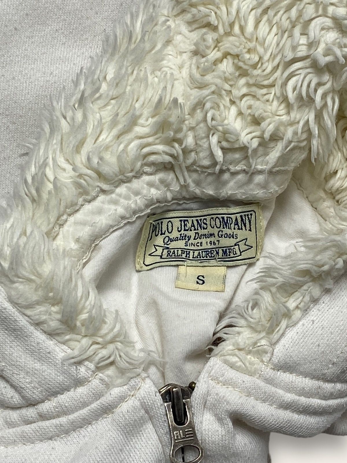 Ralph Lauren Vintage RALPH LAUREN Zip Hoodie Deep Pile Inside Y2K Size S / US 4 / IT 40 - 4 Thumbnail