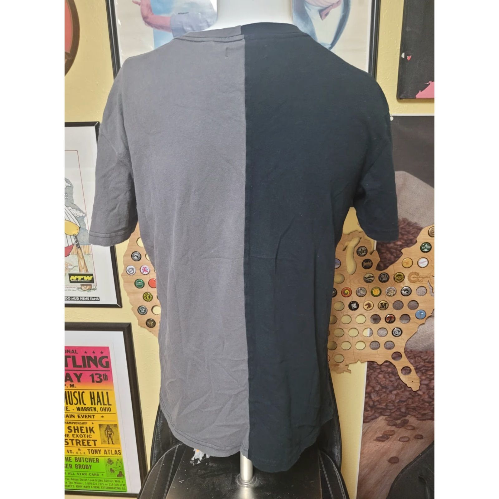 Pacsun PacSun PacSun Pacific Sunwear LA Beach Colorblock Surf T Shirt Medium Gray 100% Cotton Mens Short Sleeve Crew Neck California Shirts T-Shirt Size US M / EU 48-50 / 2 - 2 Thumbnail